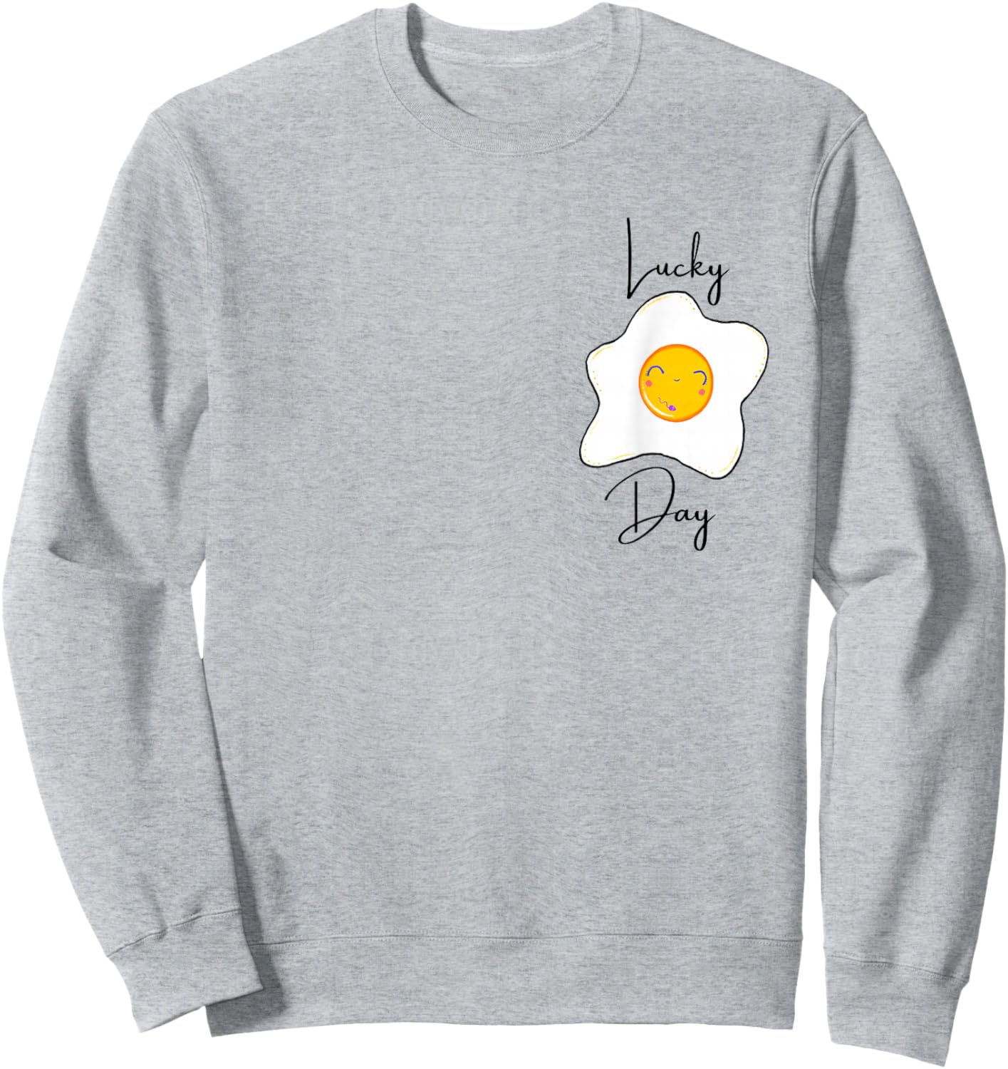 Lucky Egg Transfer Embryo Retrieval Day IVF IUI Support Gift Sweatshirt - Sweatshirt | Ash