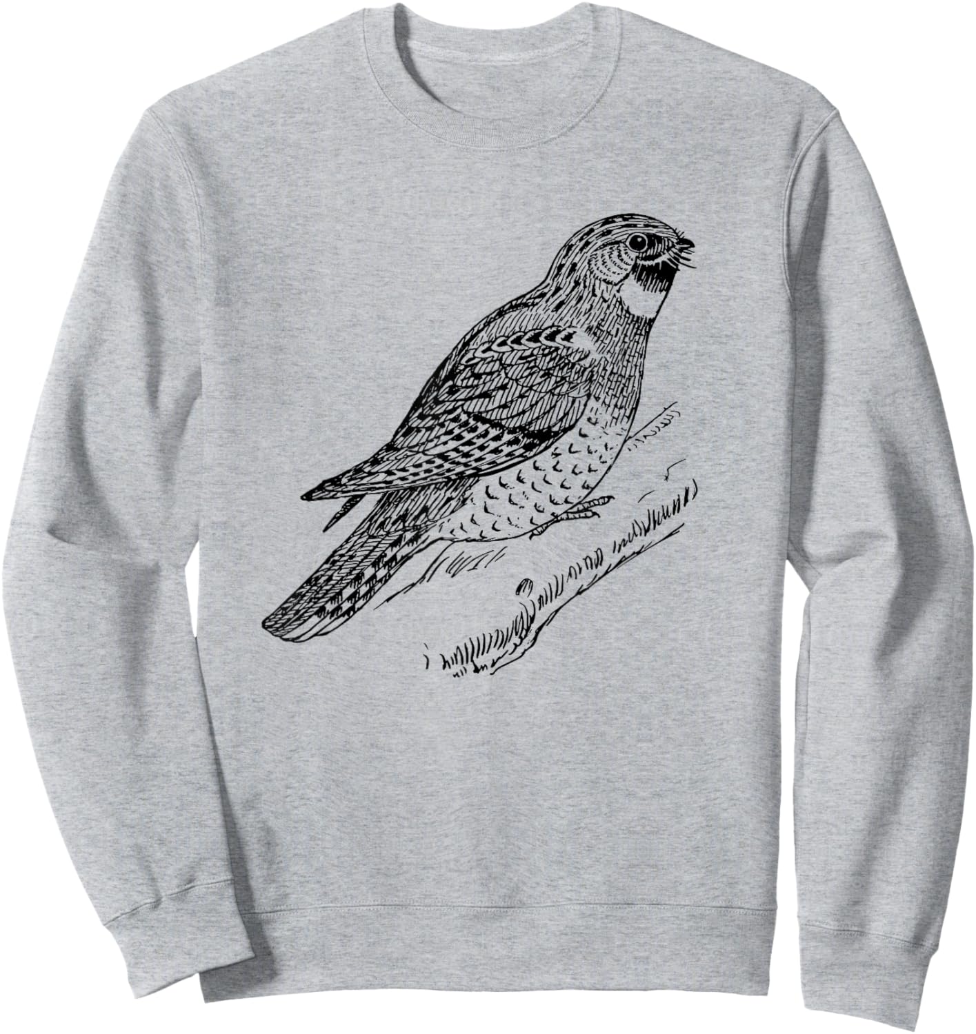 Birding A Whip-Poor-Will Bird Ornithologist Sweatshirt - Sweatshirt | Ash