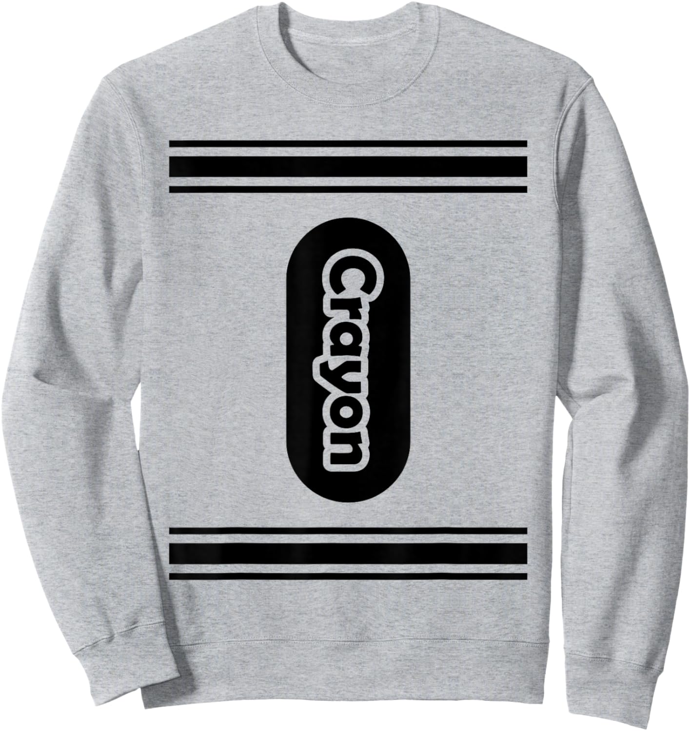 Pick Any Color Crayon Box Halloween Costume Couple & Group Sweatshirt - Sweatshirt | Ash