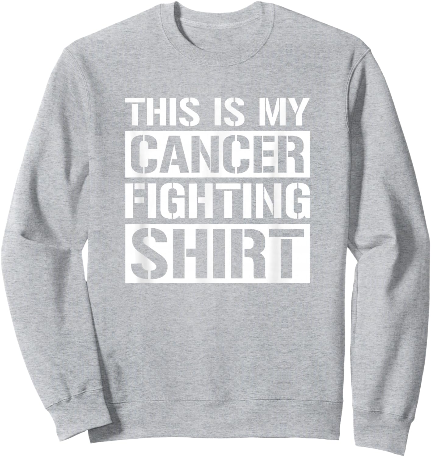 Orange Leukemia Warrior, This Is My Cancer Fighting Sweatshirt - Sweatshirt | Ash