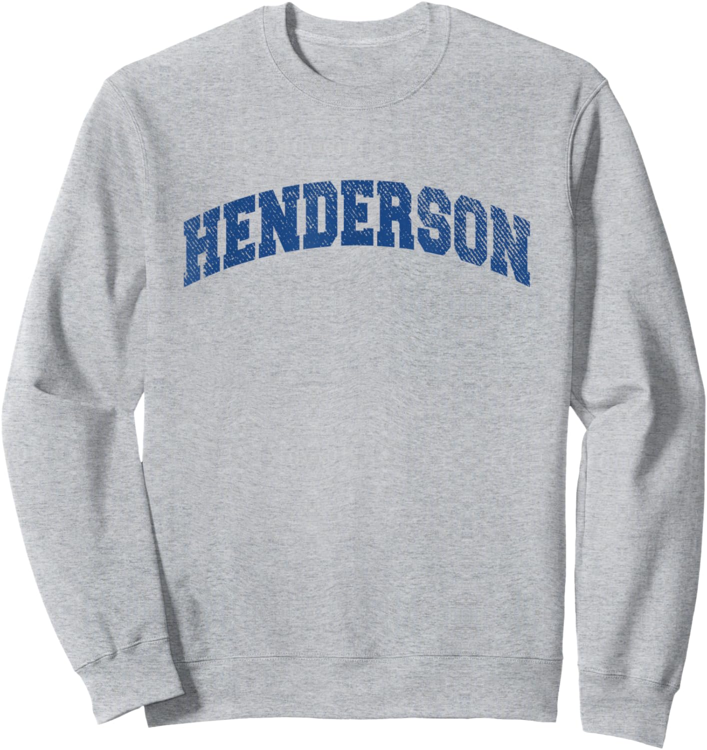 Henderson Sports Classic Varsity College Style Sweatshirt - Sweatshirt | Ash