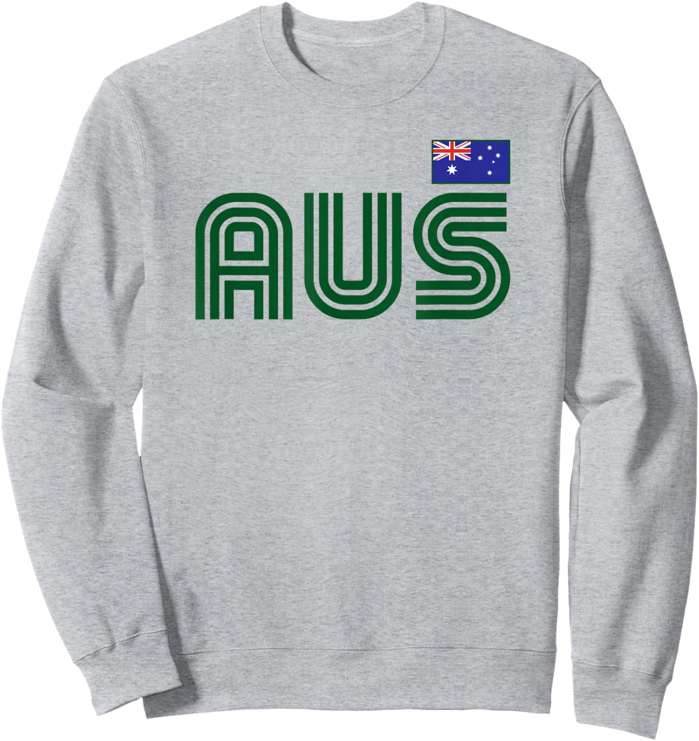 Australia Flag Retro International Country Australian Pride Sweatshirt - Sweatshirt | Ash