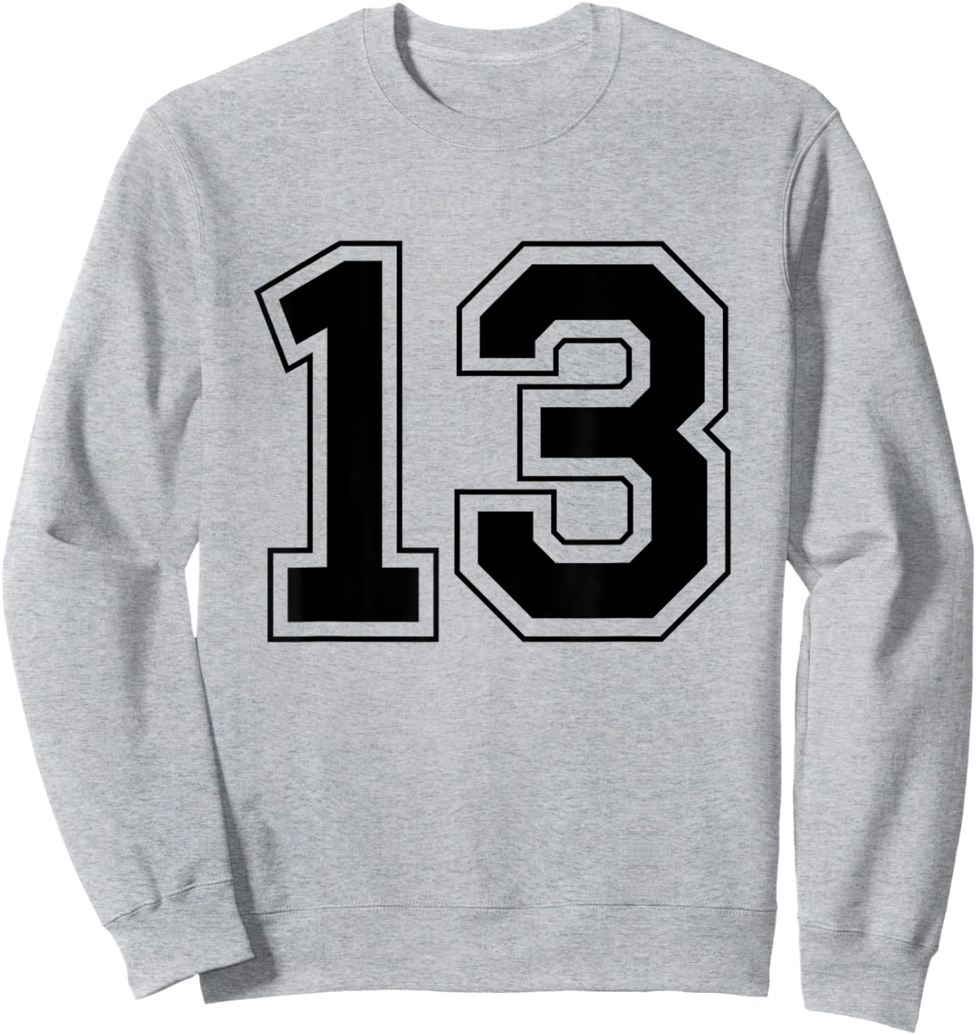 Number 13 Sweatshirt - Sweatshirt | Ash