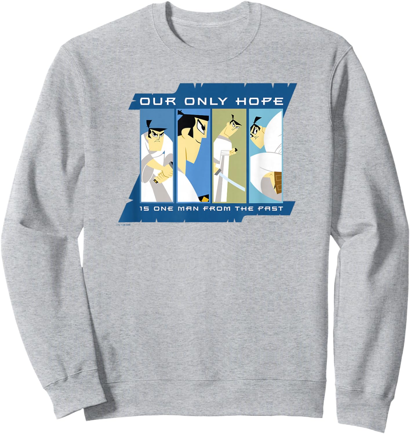 Samurai Jack Our Only Hope Is One Man From The Past Sweatshirt - Sweatshirt | Ash