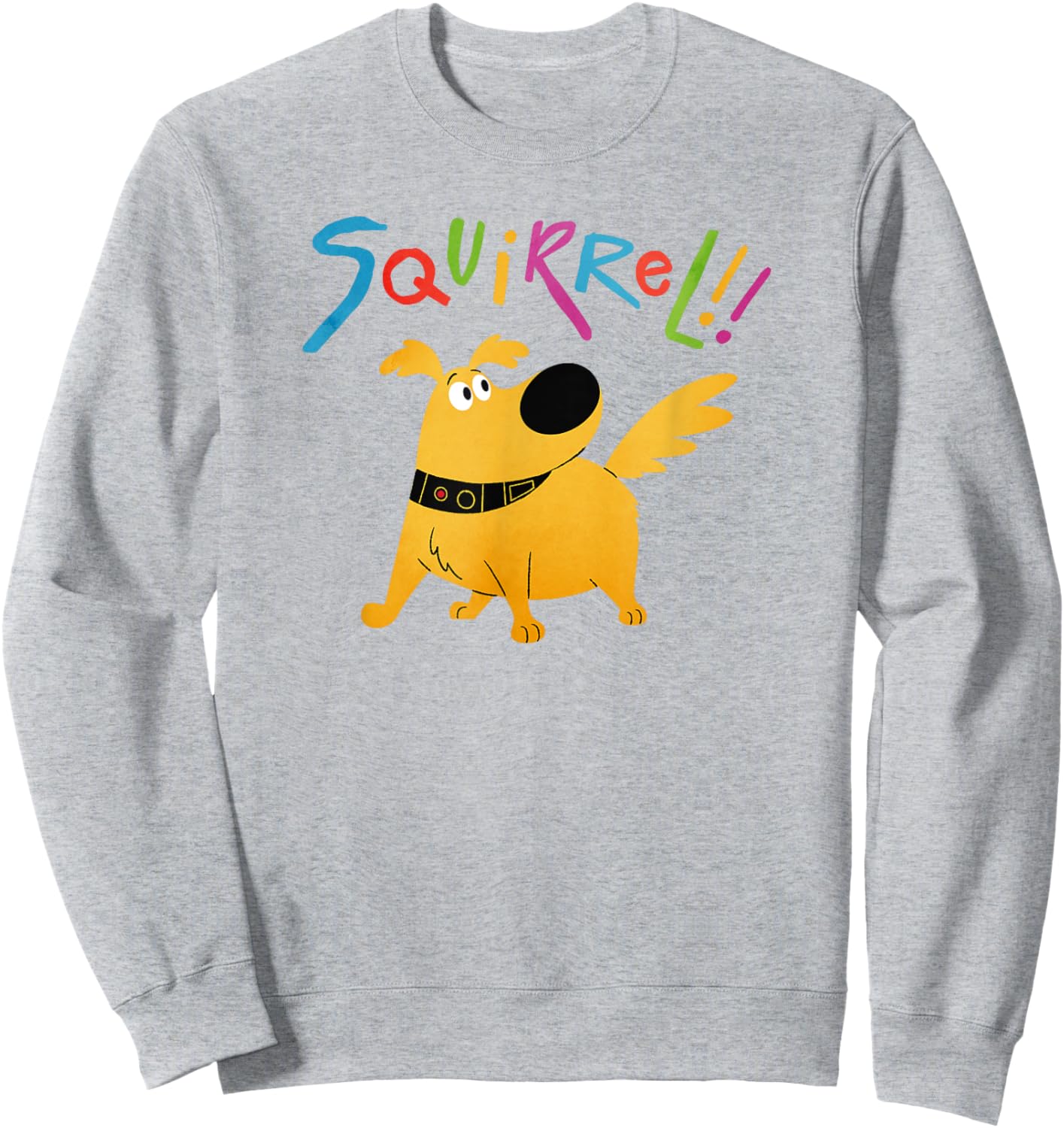 Disney Pixar UP Dug Squirrel Pose Sweatshirt - Sweatshirt | Ash