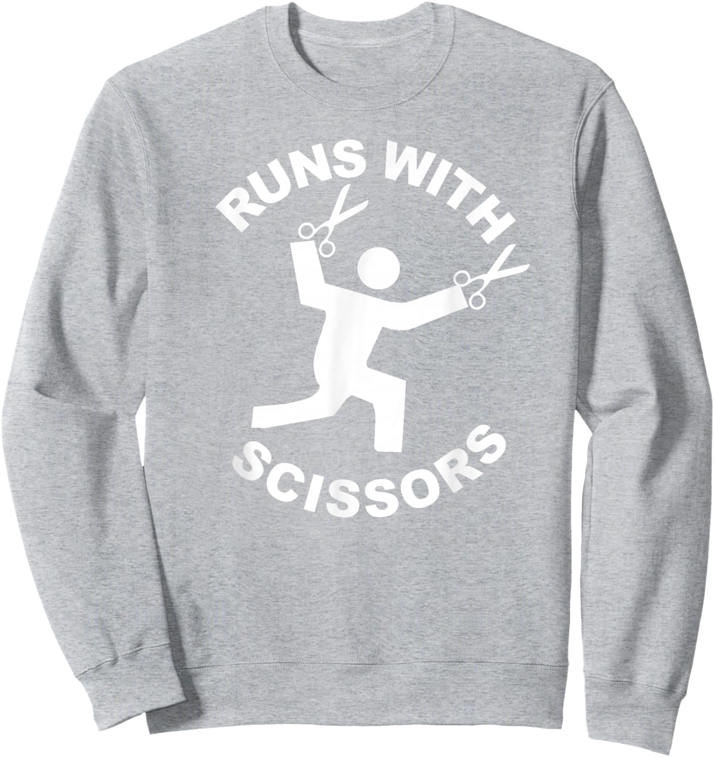 Runs with Scissors Sweatshirt - Sweatshirt | Ash