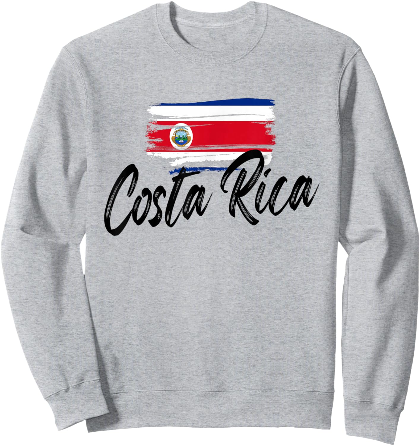 Costa Rica Flag Costa Rica Funny costaricense Pride Sweatshirt - Sweatshirt | Ash