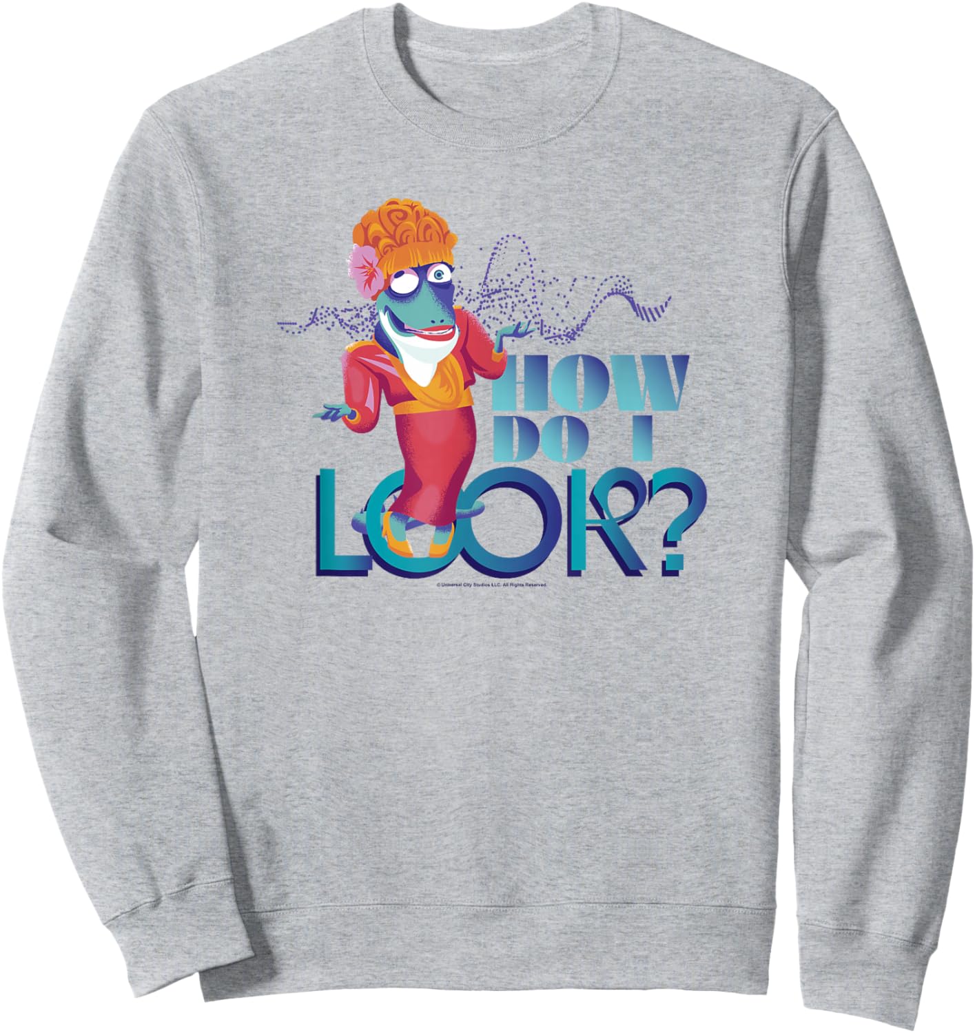 Sing 2 Miss Crawly How Do I Look? Sweatshirt - Sweatshirt | Ash