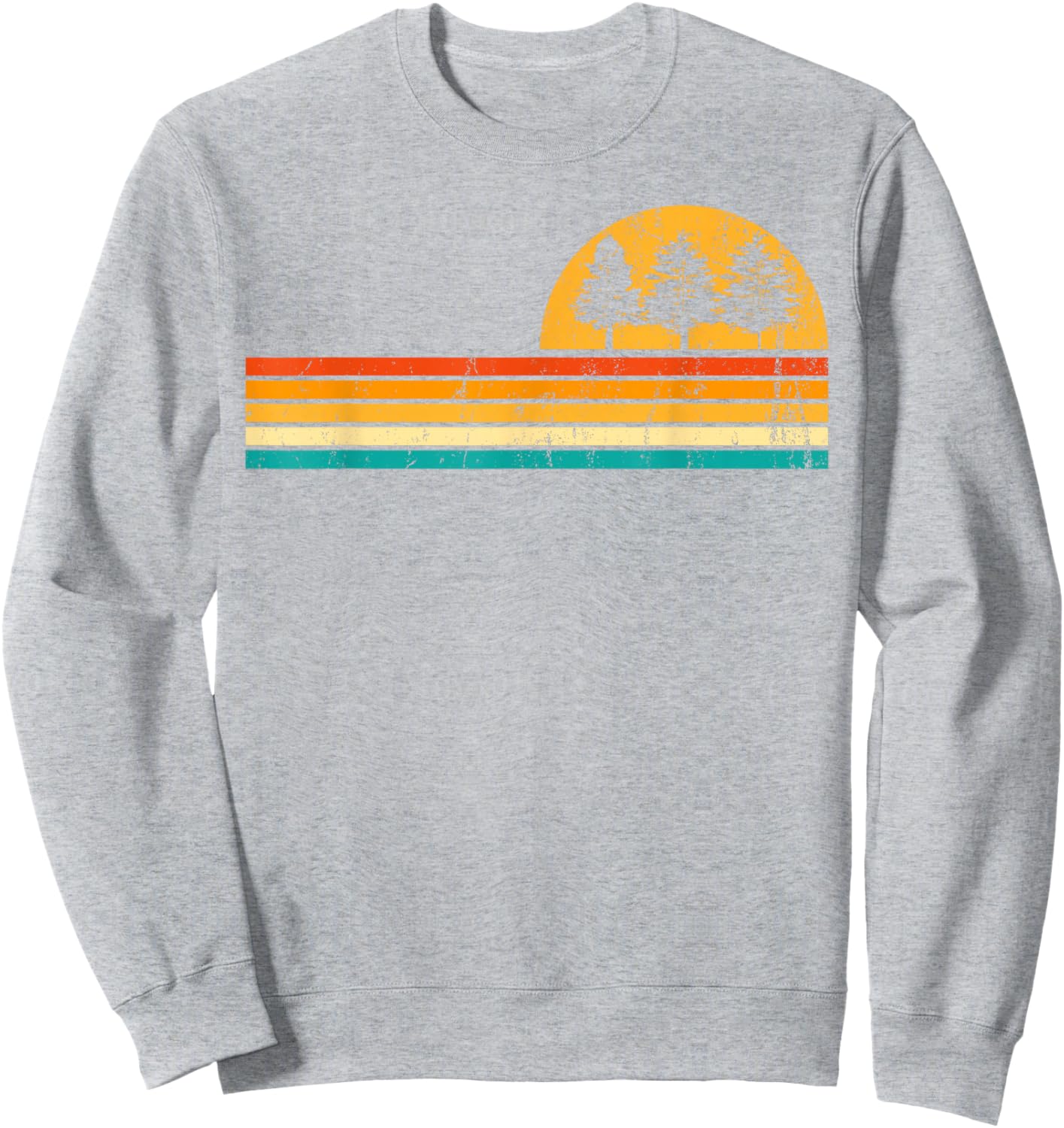 Retro Forest Sweatshirt - Sweatshirt | Ash