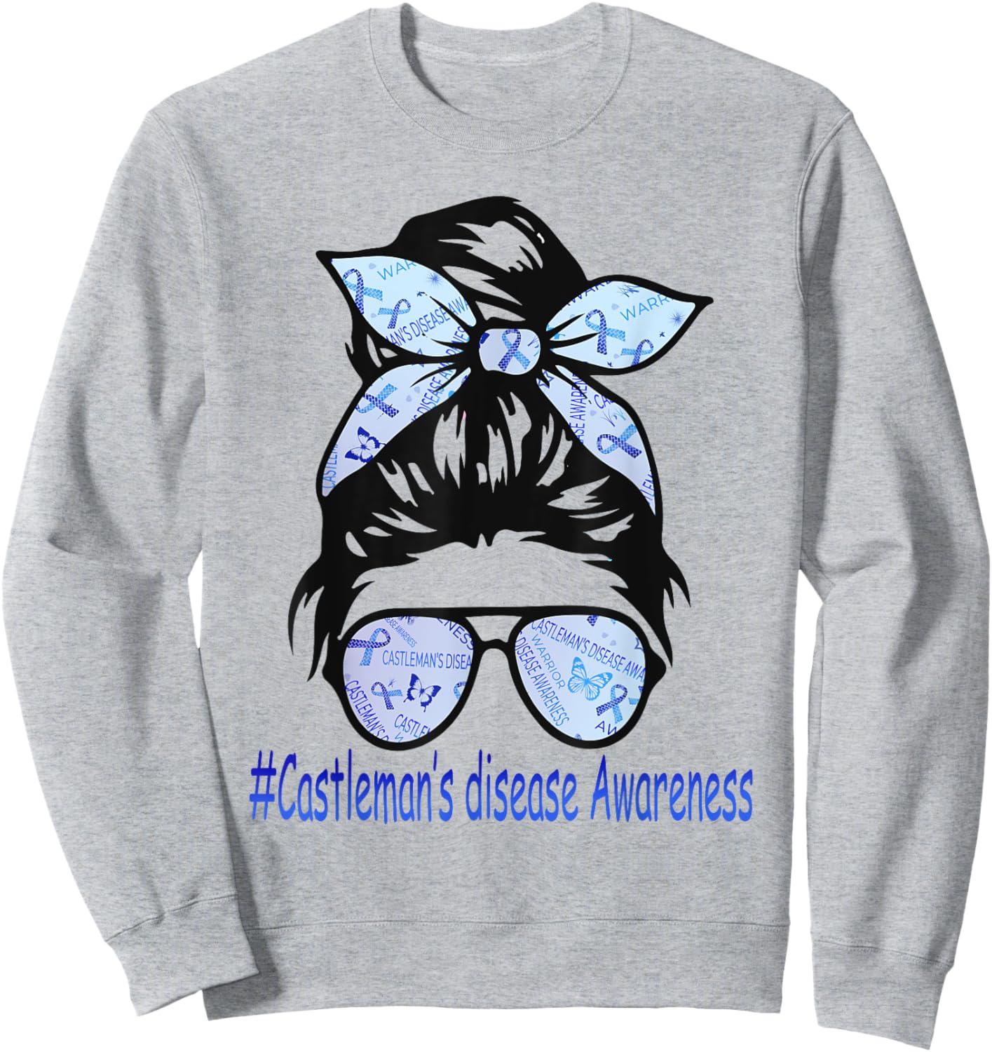 Castleman Disease Awareness Sweatshirt - Sweatshirt | Ash