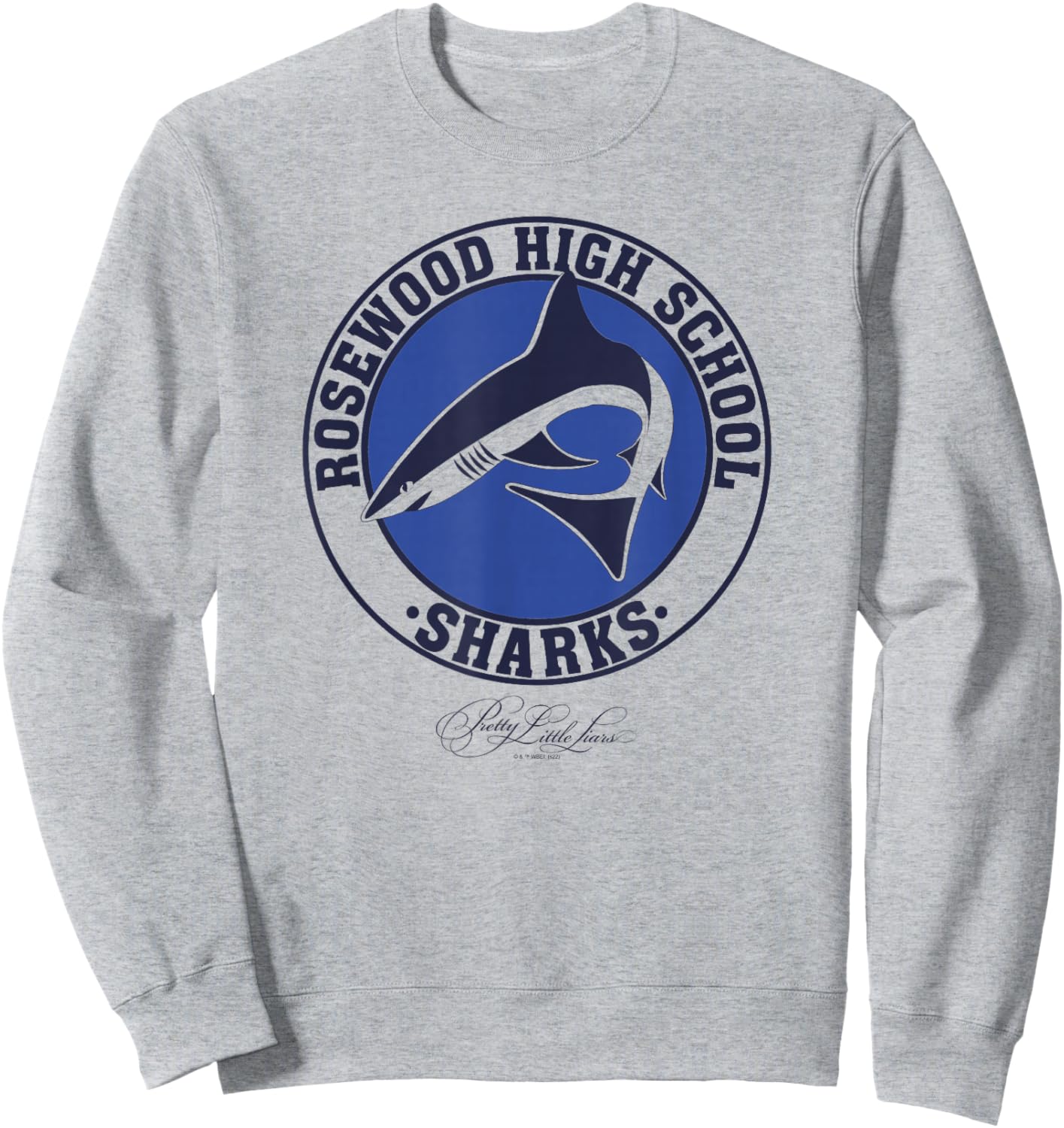 Pretty Little Liars Rosewood High School Sharks Collegiate Sweatshirt - Sweatshirt | Ash