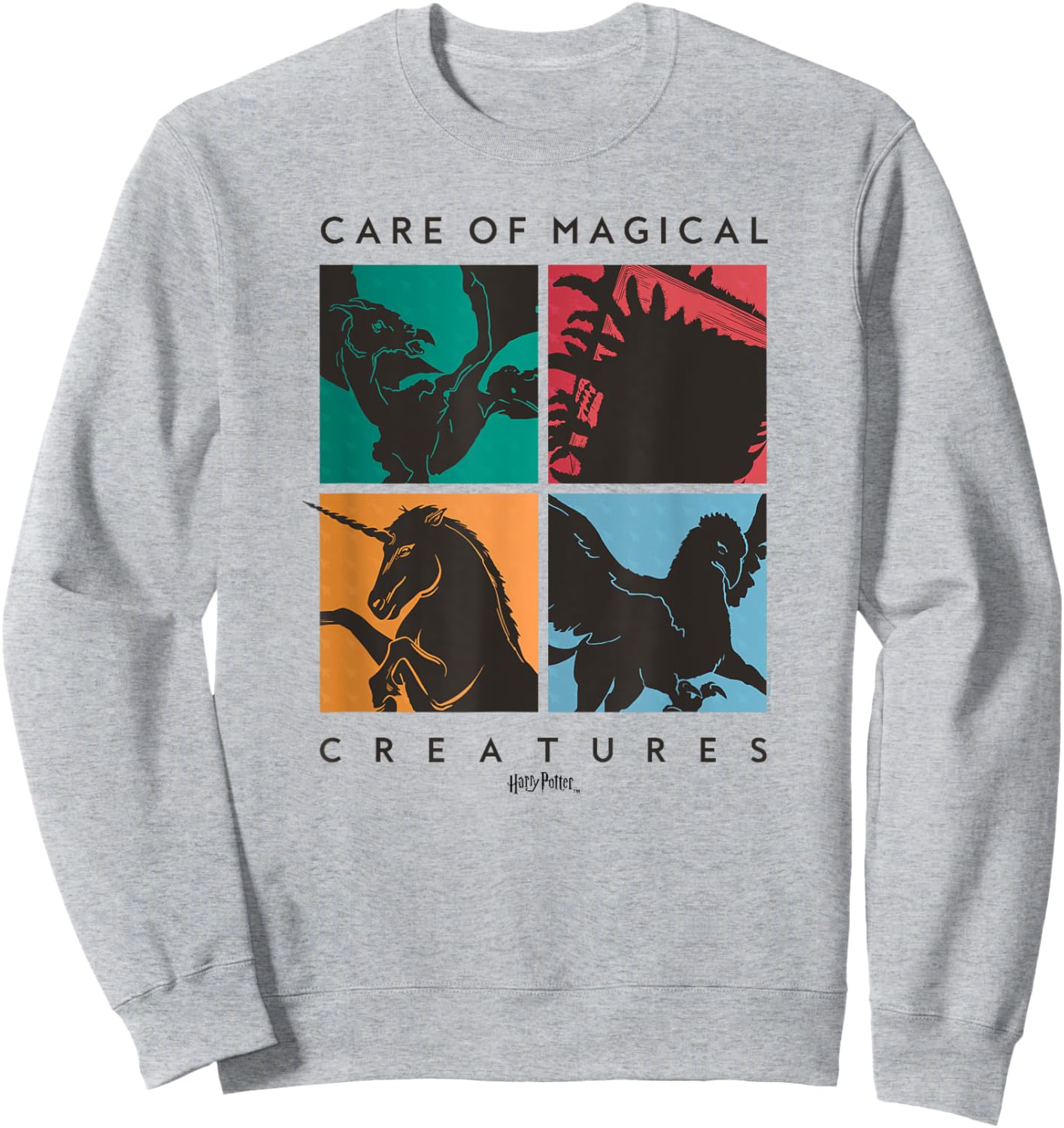 Harry Potter Deathly Hallows 2 Care Of Magical Creatures Sweatshirt - Sweatshirt | Ash