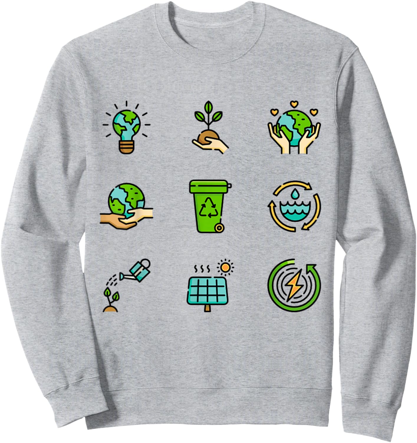Recycle shirt for , recycle for girls, recycle for boys Sweatshirt - Sweatshirt | Ash