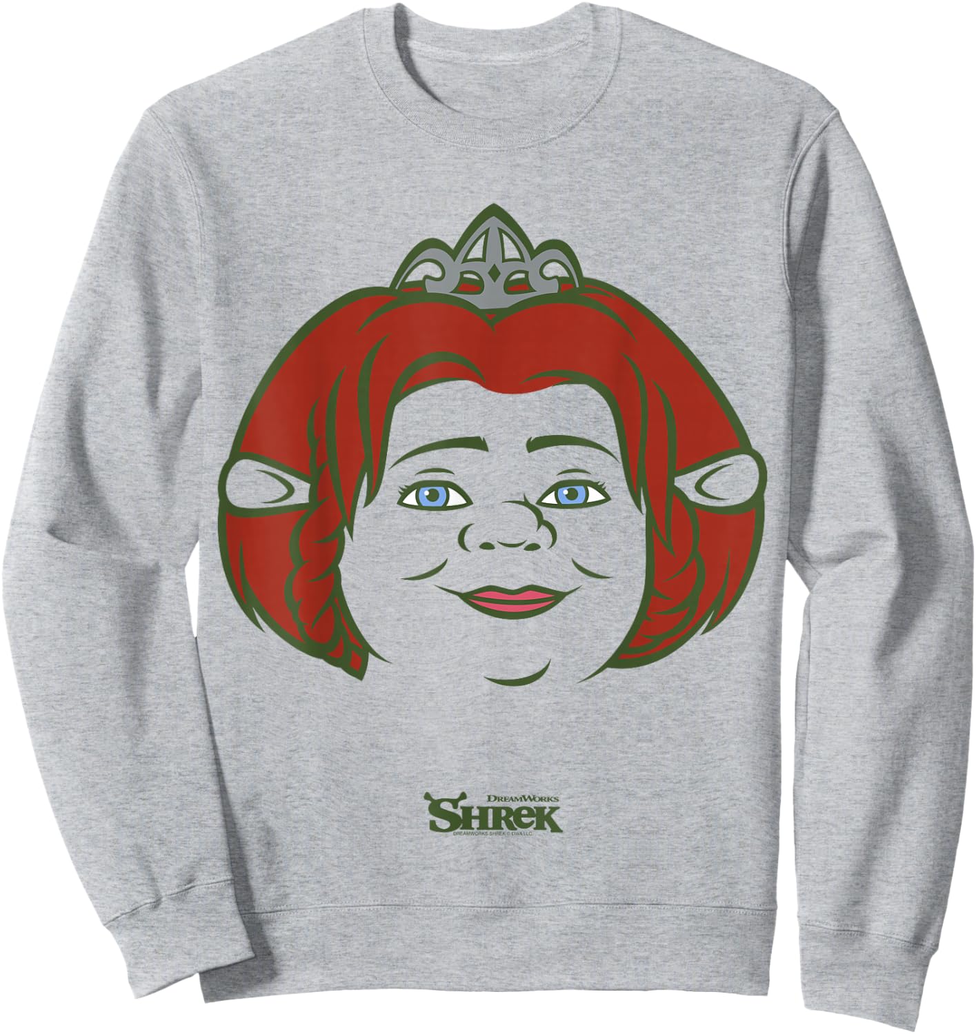 Shrek Fiona Big Face Sweatshirt - Sweatshirt | Ash