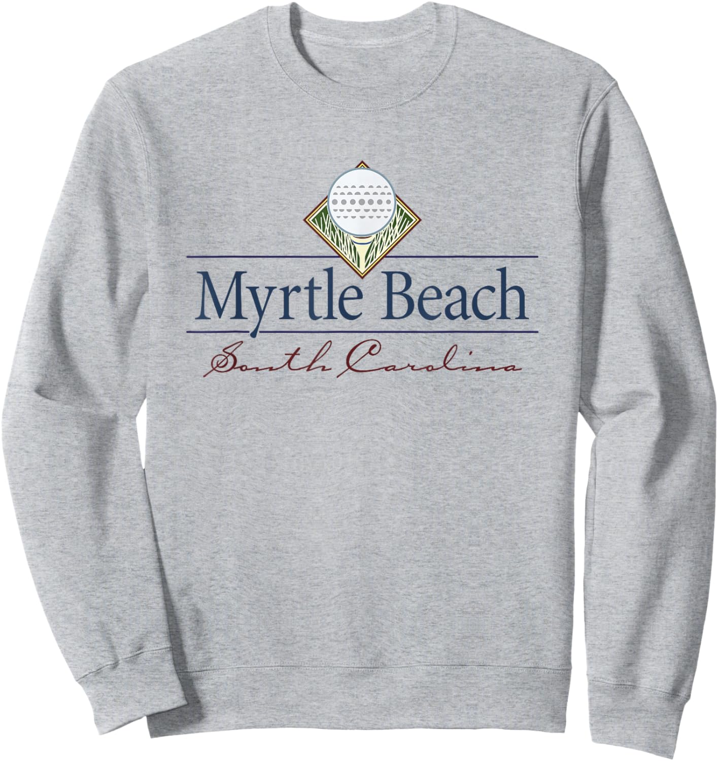Myrtle Beach Golf, South Carolina Sweatshirt - Sweatshirt | Ash