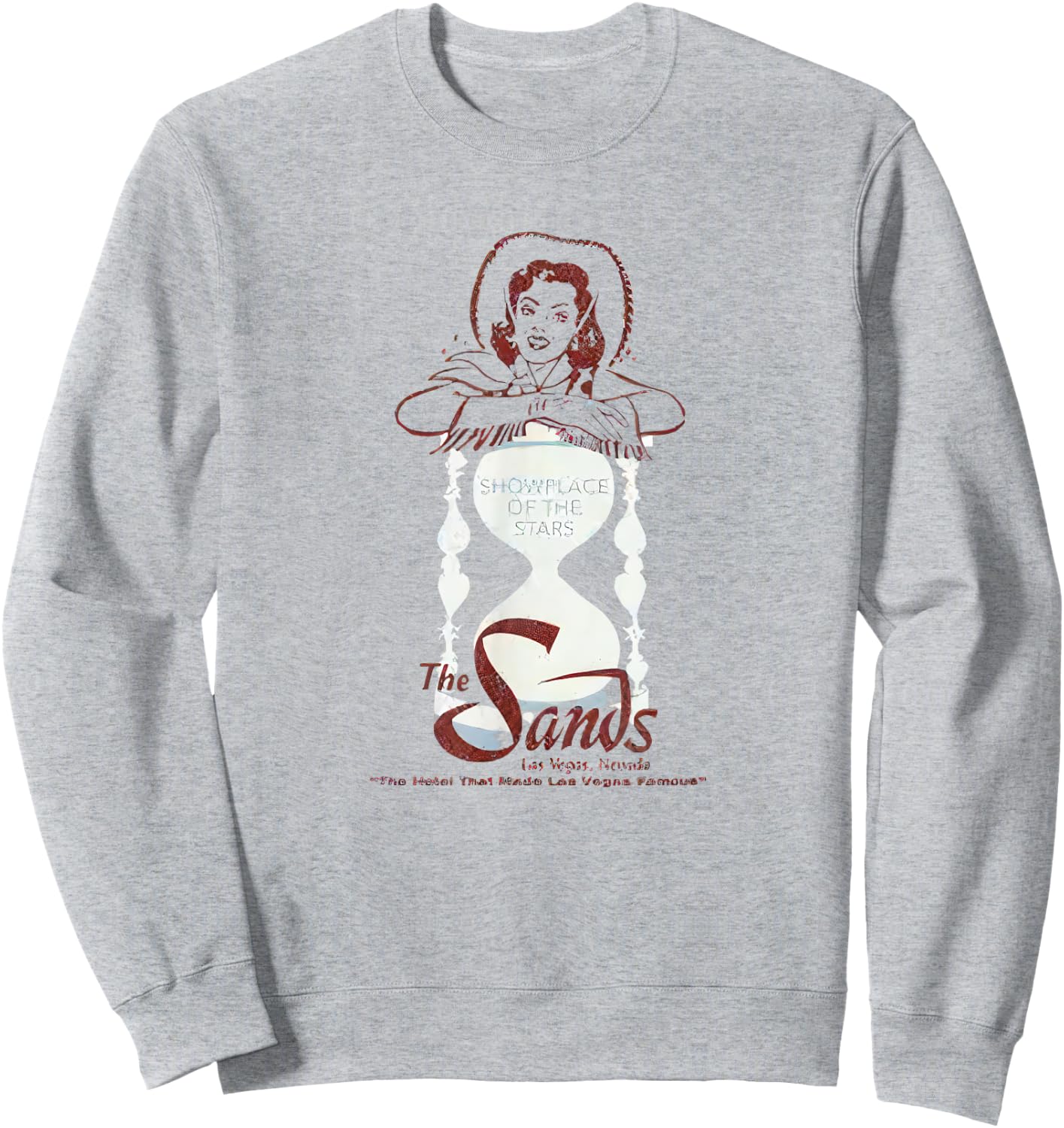 Sands Casino Hotel Las Vegas Vintage Sweatshirt - Sweatshirt | Ash