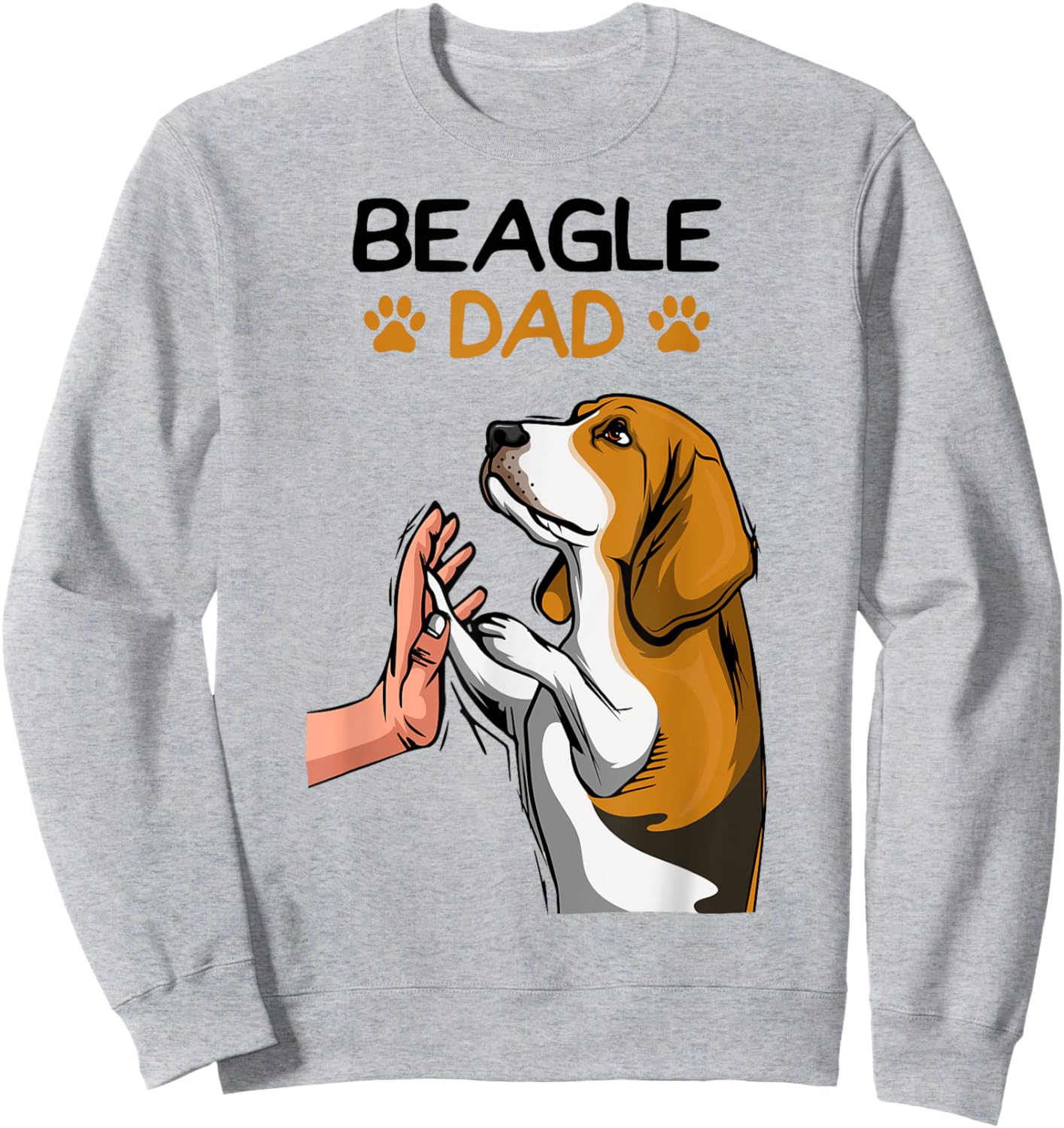 Beagle Dad Dog Father Sweatshirt - Sweatshirt | Ash