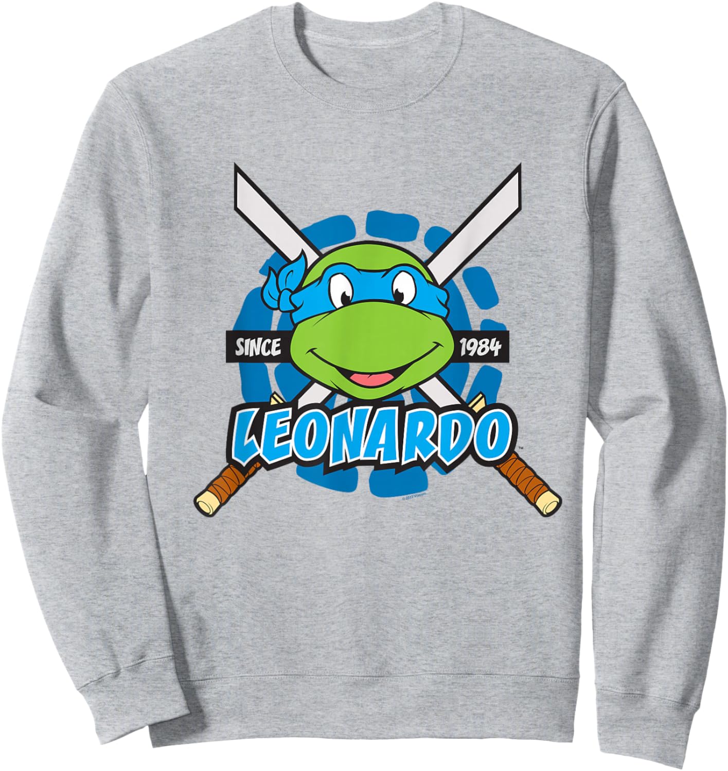 Teenage Mutant Ninja Turtles Leonardo Since 1984 Sweatshirt - Sweatshirt | Ash