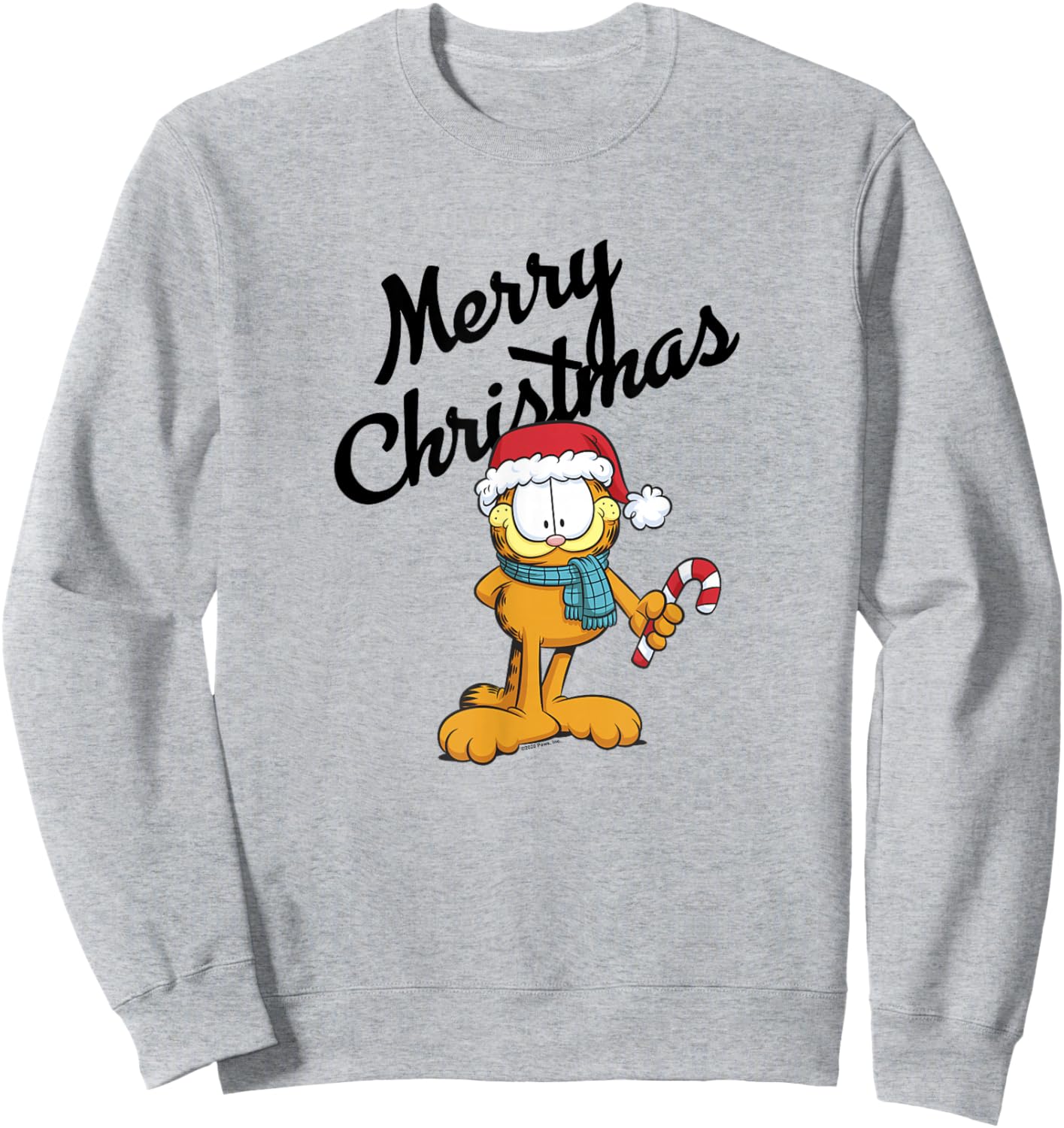 Garfield Merry Christmas Garfield Sweatshirt - Sweatshirt | Ash