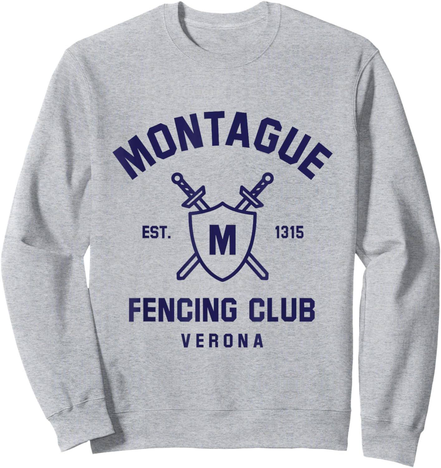 Montague Fencing Club Sweatshirt - Sweatshirt | Ash