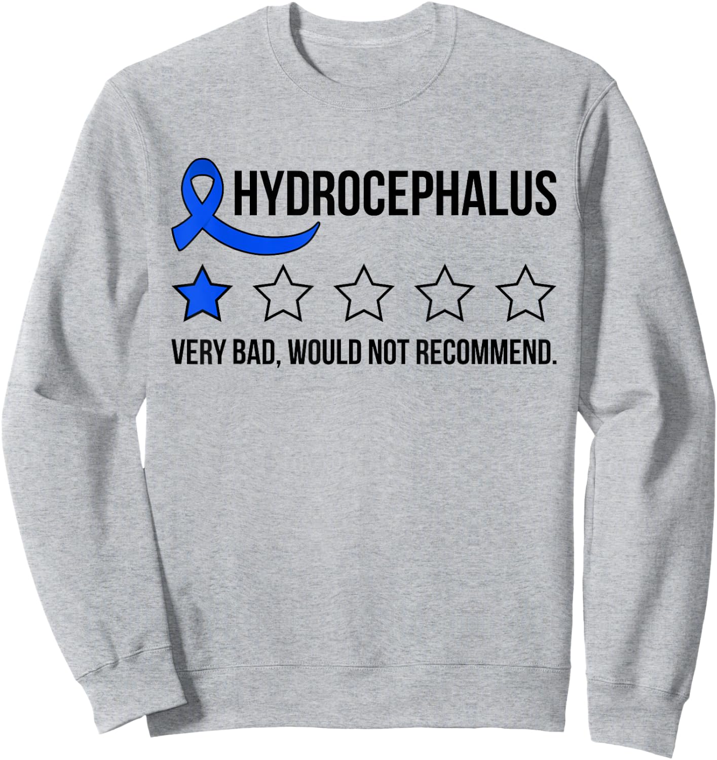 Hydrocephalus Awareness Month Funny Hydrocephalus Survivor Sweatshirt - Sweatshirt | Ash