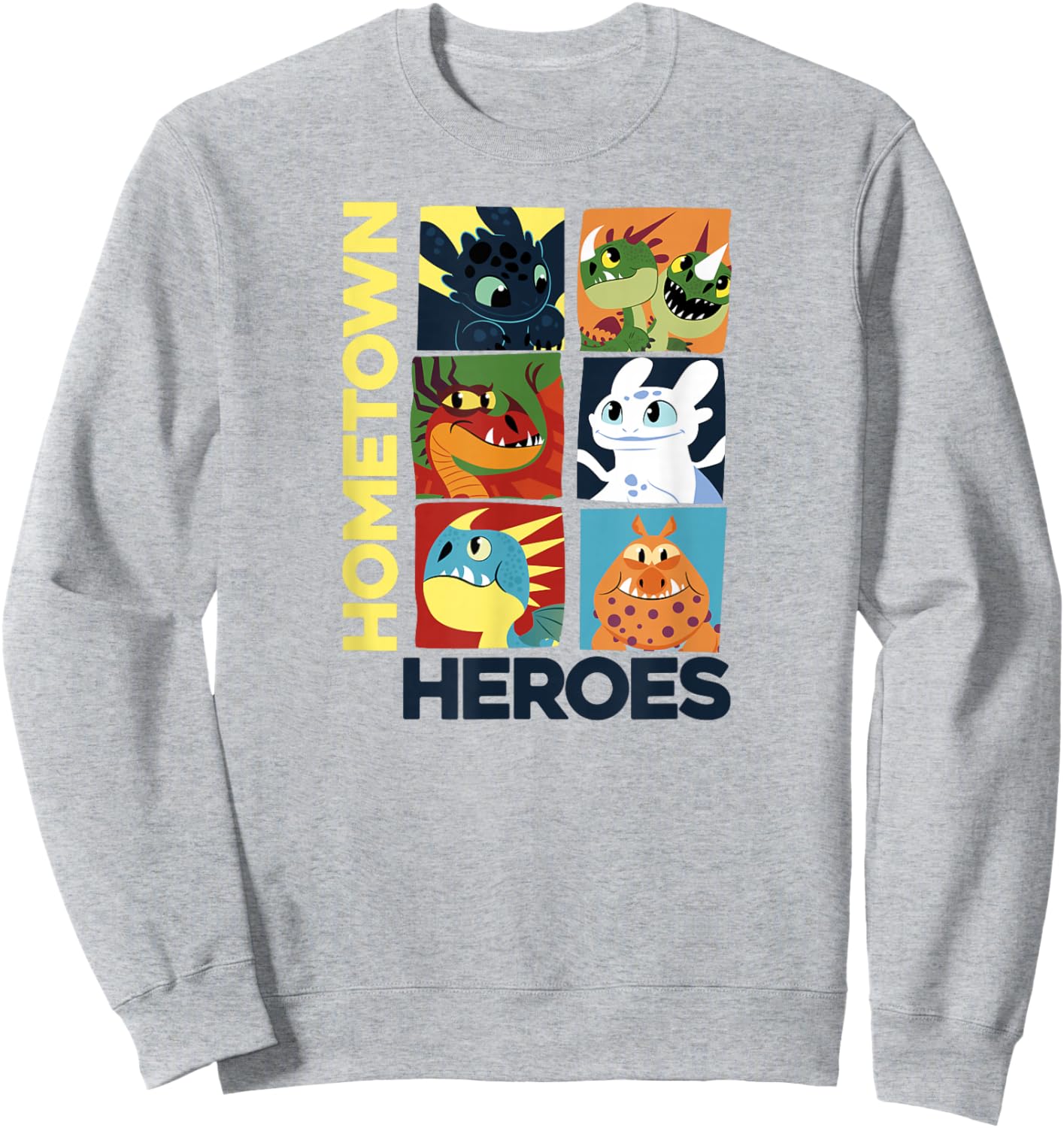 How to Train Your Dragon 3 Hometown Heroes Sweatshirt - Sweatshirt | Ash