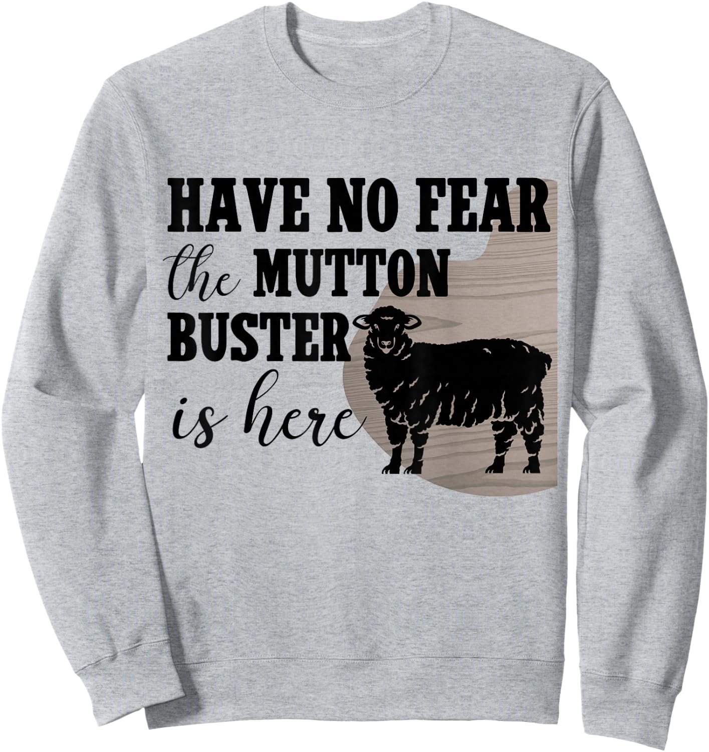 Mutton Busting Shirt Boys Kids Rodeo Mutton Buster Sweatshirt - Sweatshirt | Ash