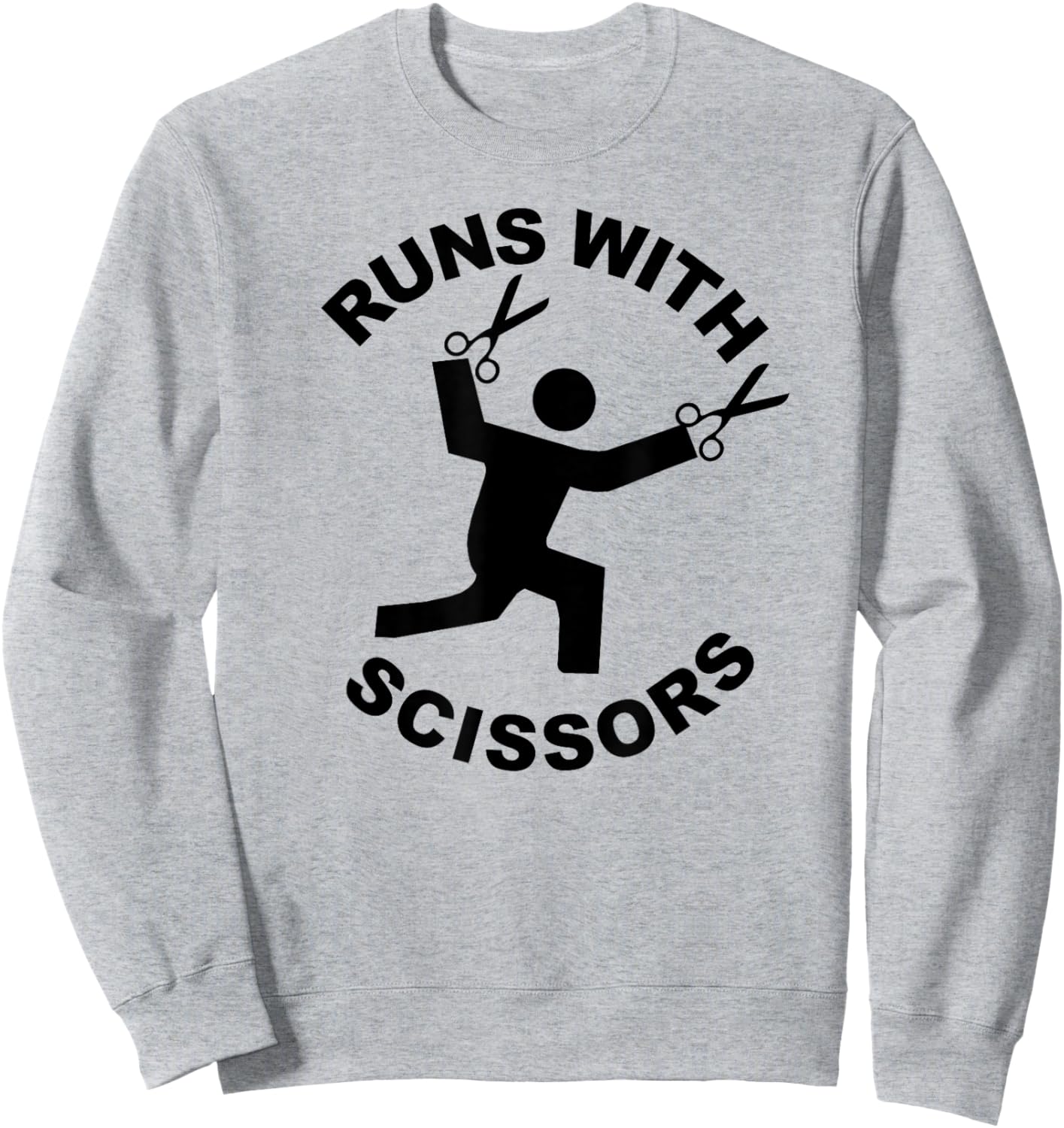 Runs with Scissors Sweatshirt - Sweatshirt | Ash