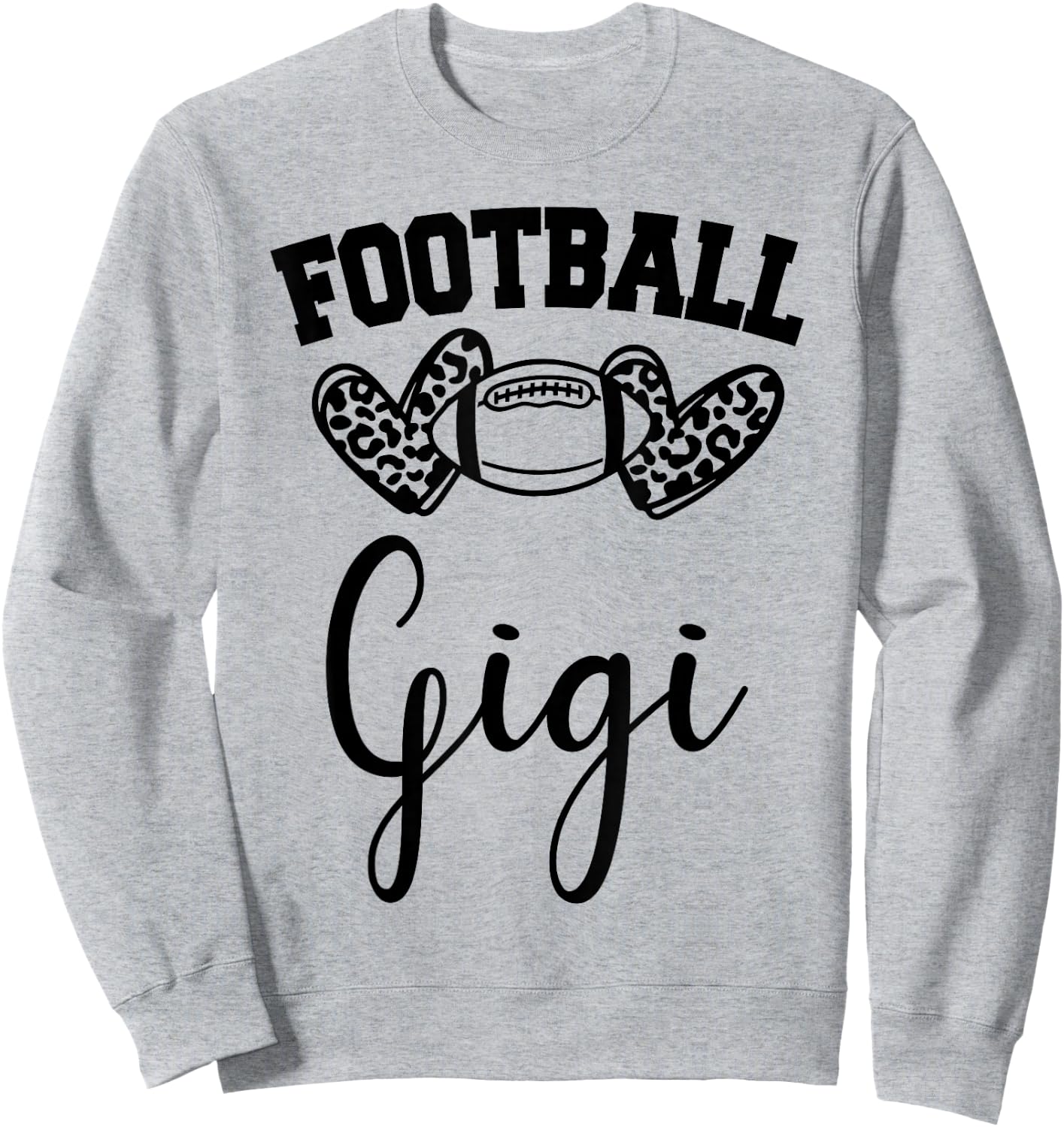 American Football Gigi Football Family Matching Sweatshirt - Sweatshirt | Ash