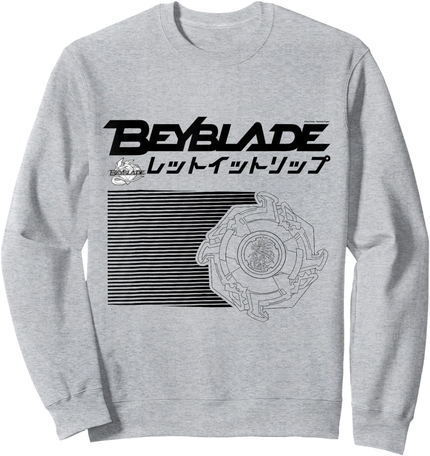 Beyblade LET IT RIP! Sweatshirt - Sweatshirt | Ash