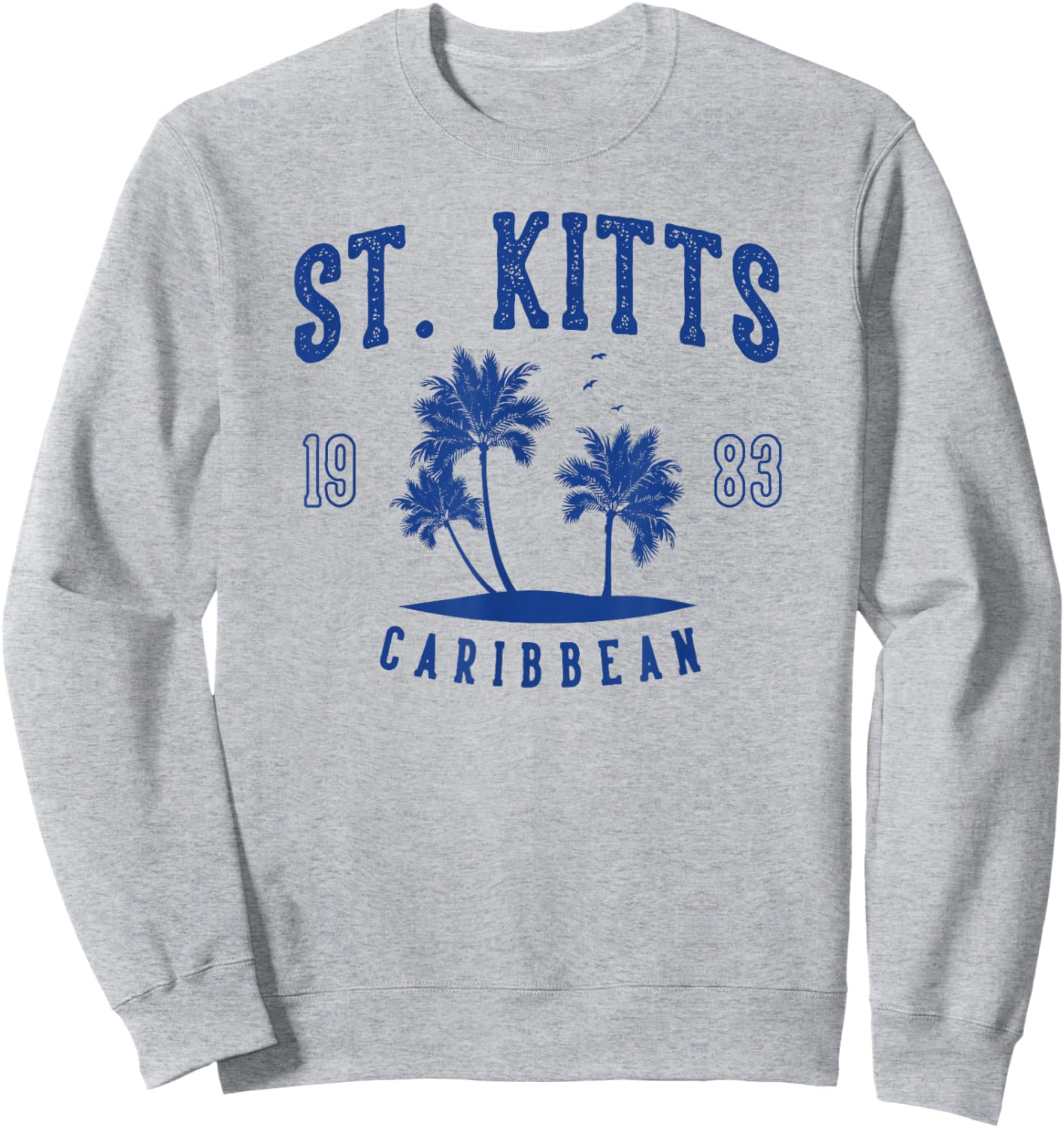 St. Kitts Caribbean Sweatshirt - Sweatshirt | Ash