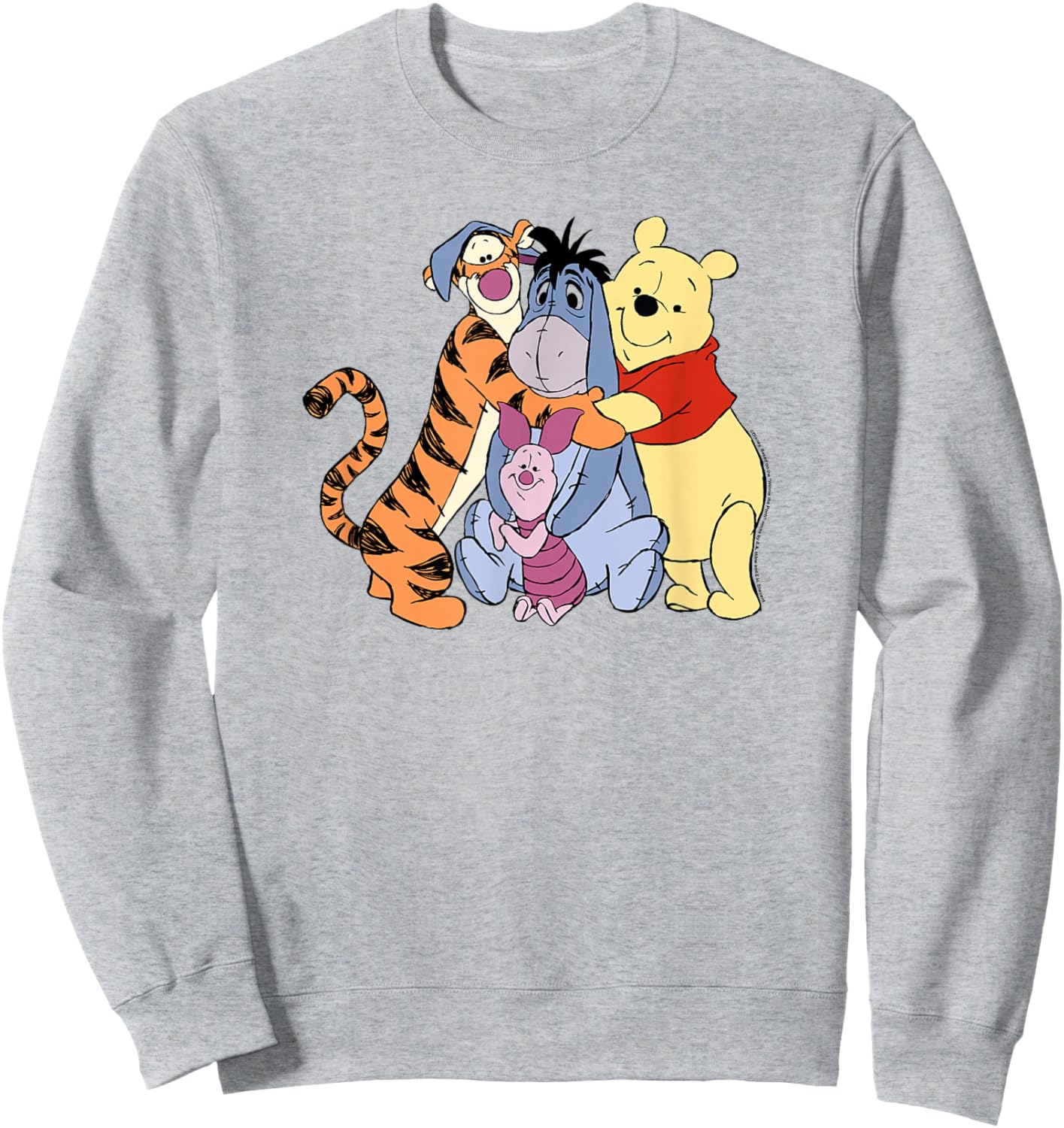 Disney Winnie The Pooh Group Hug Sweatshirt - Sweatshirt | Ash