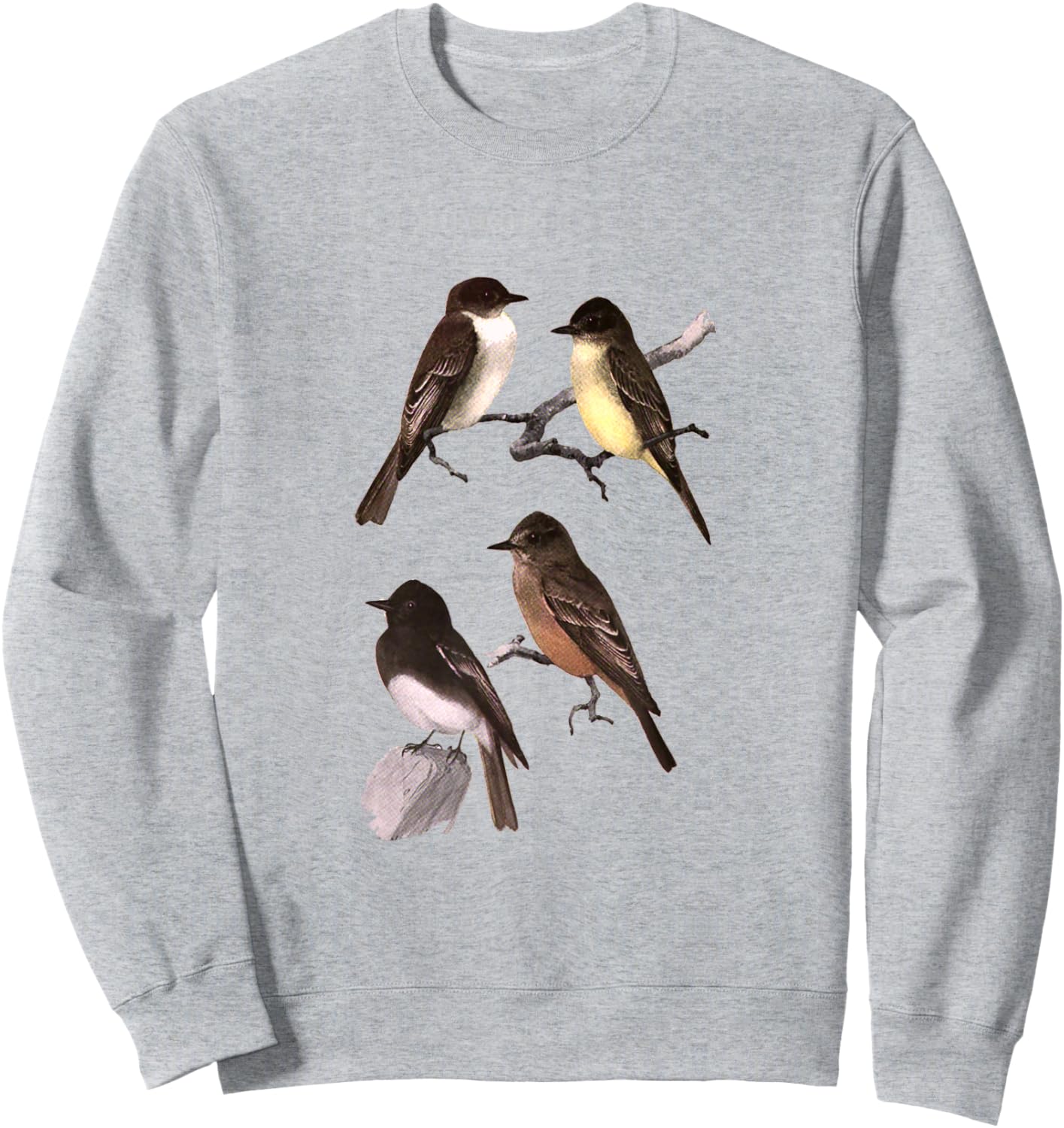 Phoebe Bird Sweatshirt - Sweatshirt | Ash