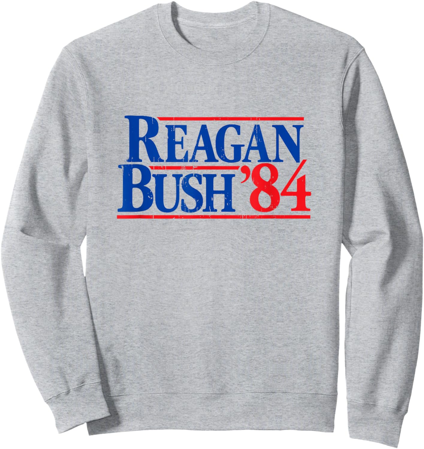 Reagan Bush '84 Vintage Republican Sweatshirt - Sweatshirt | Ash