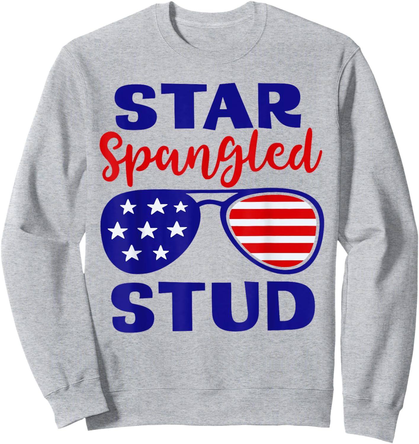 Star Spangled Stud Sweatshirt - Sweatshirt | Ash