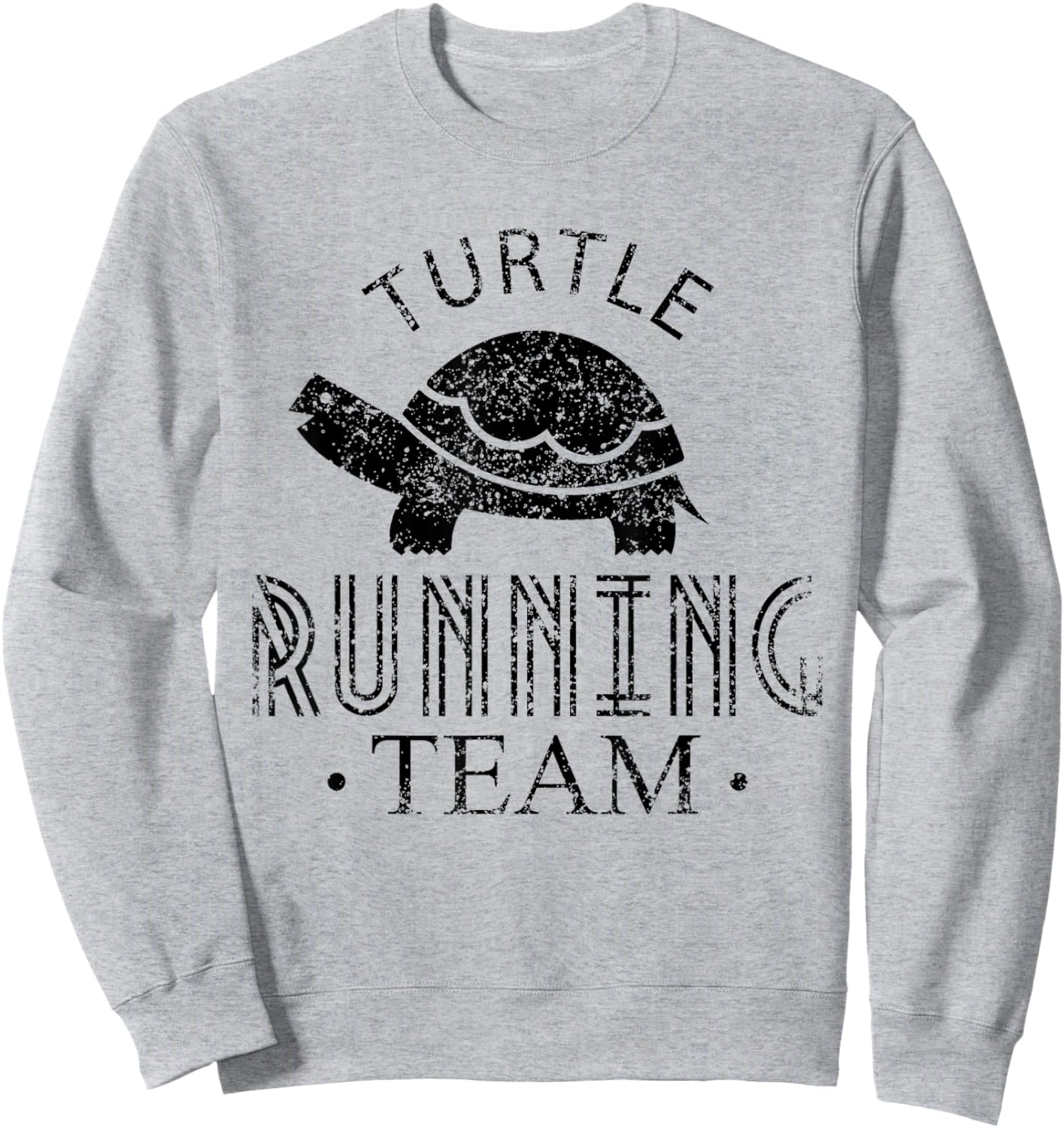 Turtle Running Team Jogging Jogger Run Runner Sweatshirt - Sweatshirt | Ash