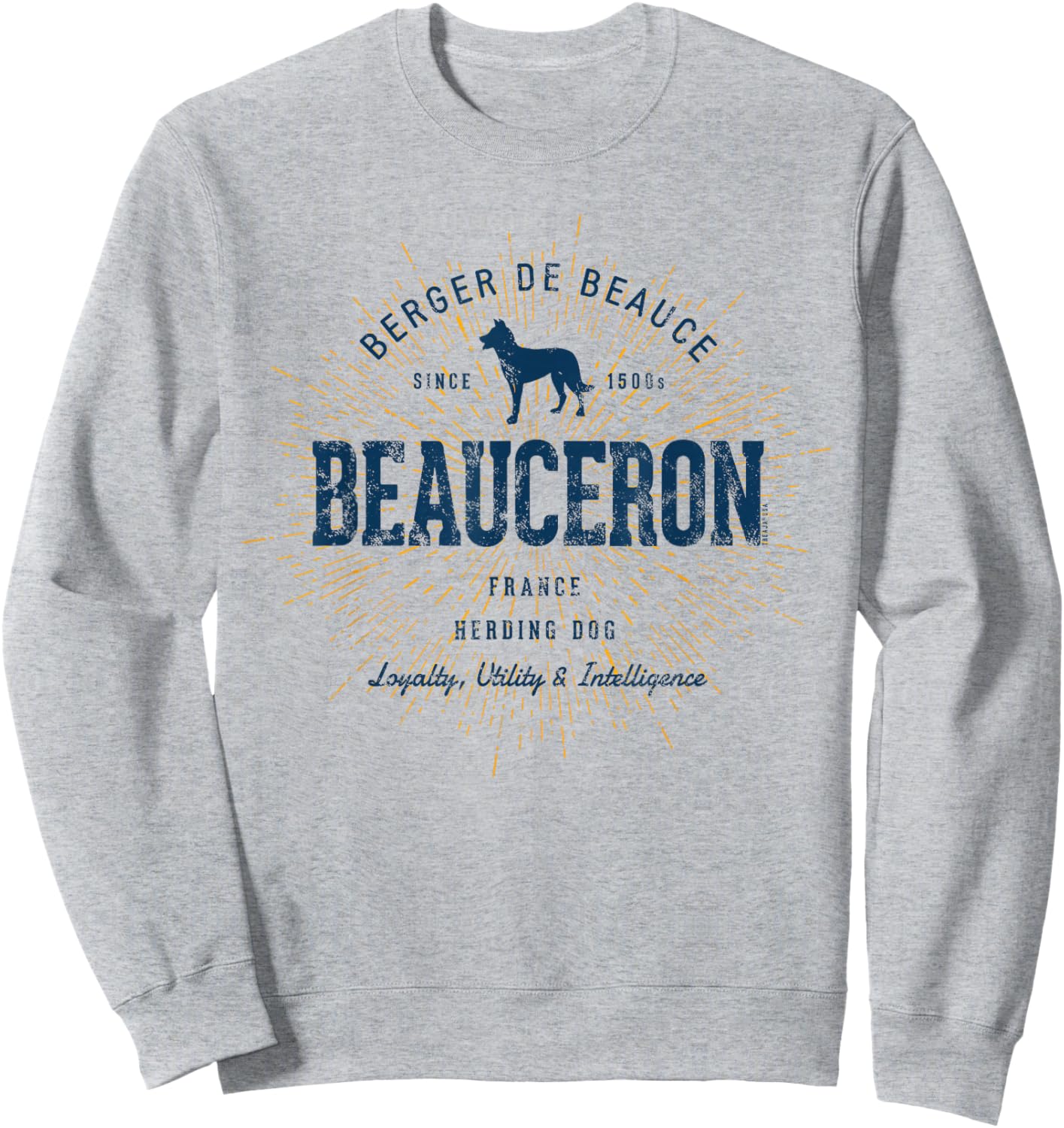 Berger de Beauce Vintage Beauceron Sweatshirt - Sweatshirt | Ash