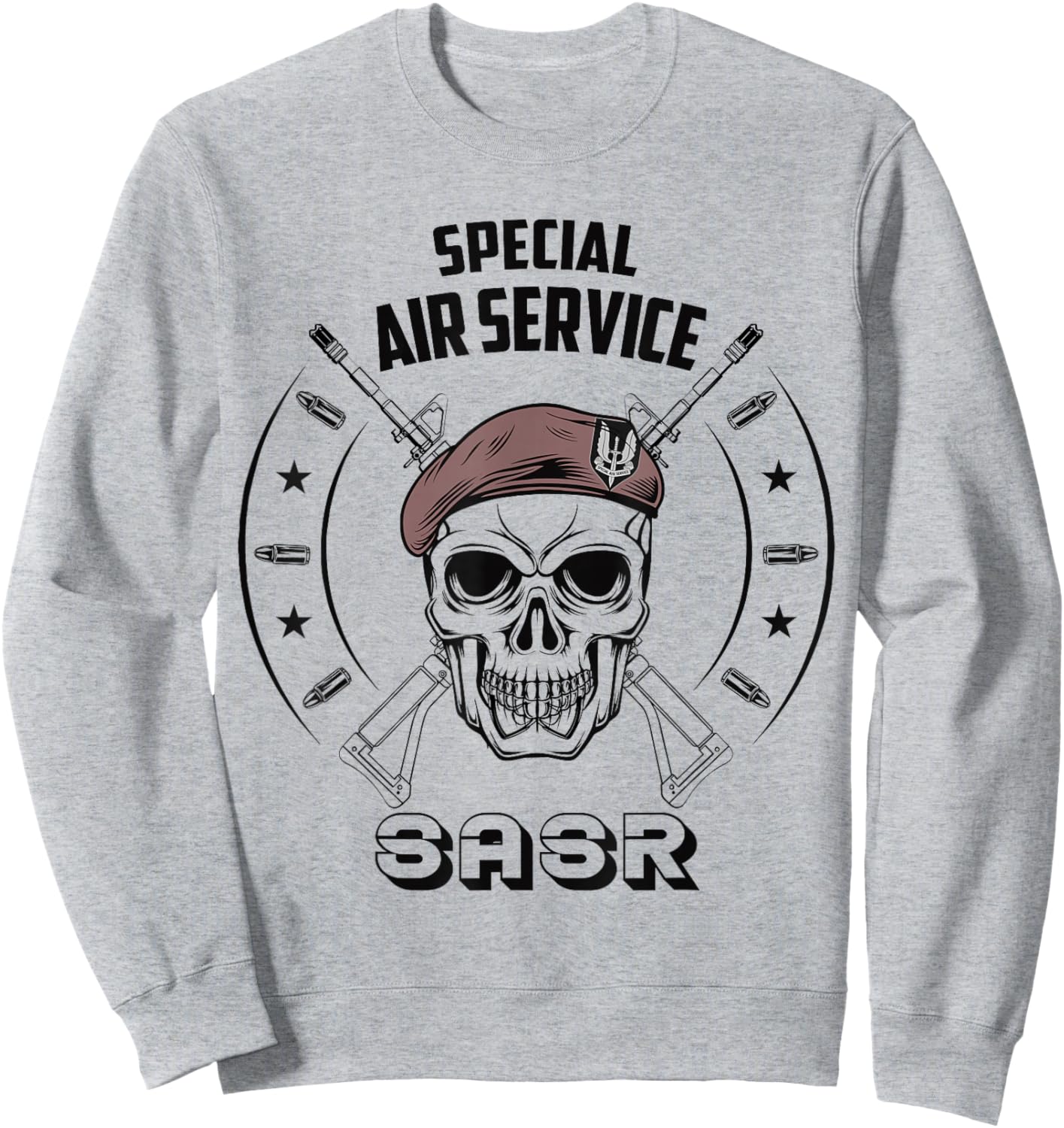 SASR Australian Special Force Australia Military Patriot Sweatshirt - Sweatshirt | Ash