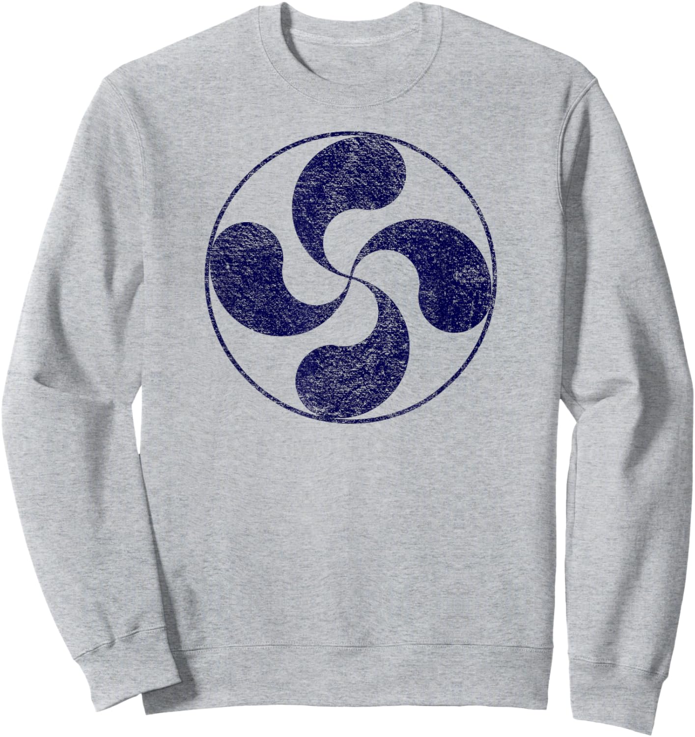 Lauburu Basque Country Symbol for People Sweatshirt - Sweatshirt | Ash