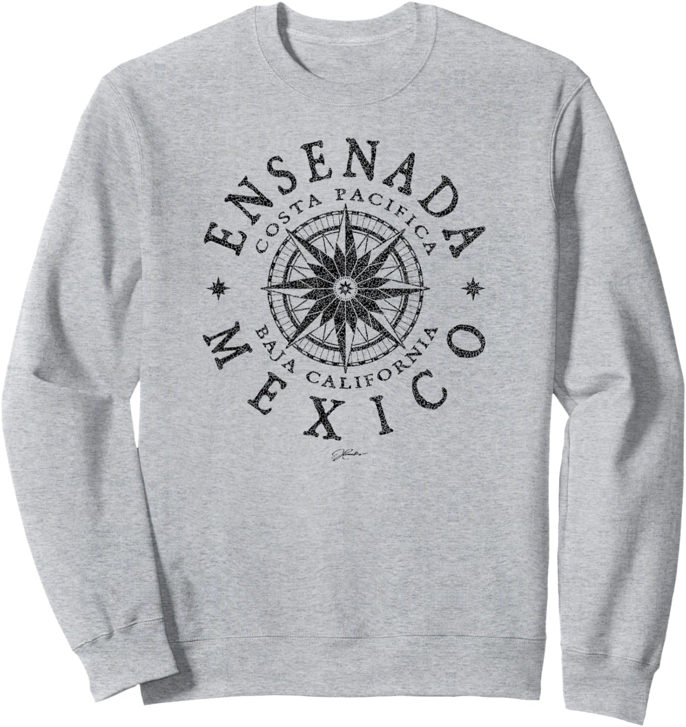 JCombs: Ensenada, Mexico Sweatshirt - Sweatshirt | Ash