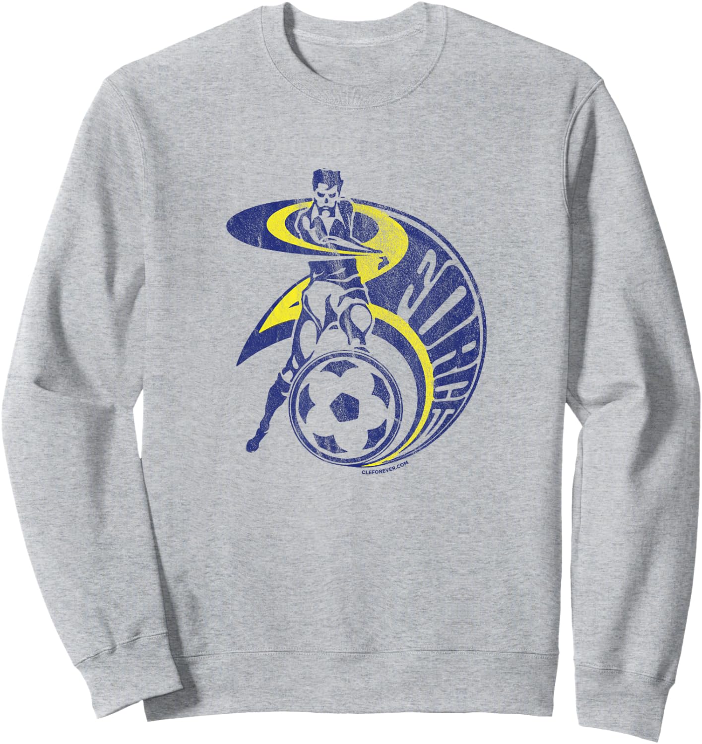 80's Cleveland Shirt - Retro Force Soccer Sweatshirt - Sweatshirt | Ash