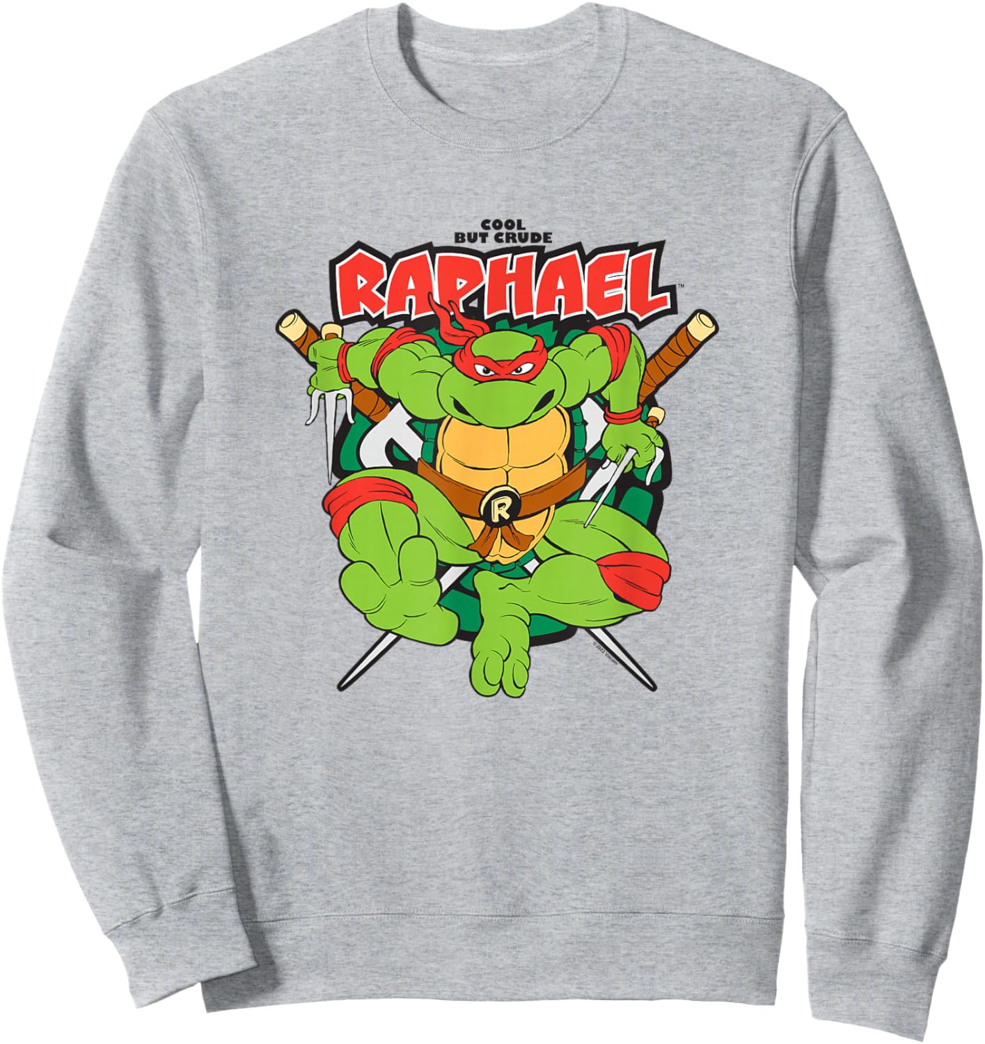 Teenage Mutant Ninja Turtles Cool but Crude Raphael Sweatshirt - Sweatshirt | Ash