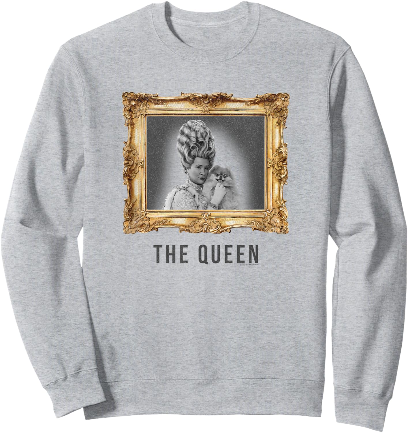 Bridgerton Queen Charlotte The Queen Portrait Sweatshirt - Sweatshirt | Ash