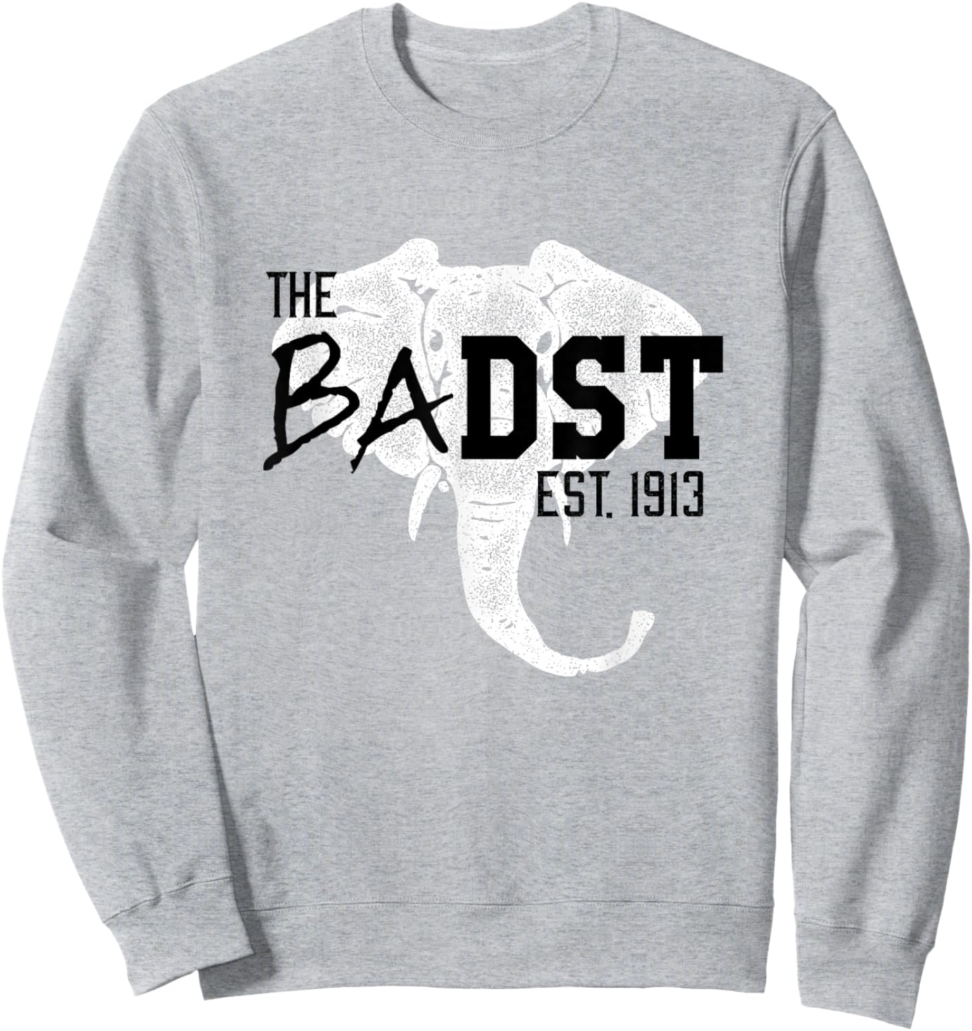 GGT Large Elephant Red BaDST 1913 Sisterhood Sweatshirt - Sweatshirt | Ash