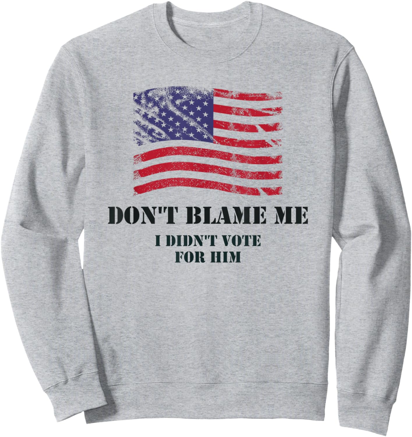 Don't Blame Me, I Didn't Vote Sweatshirt - Sweatshirt | Ash