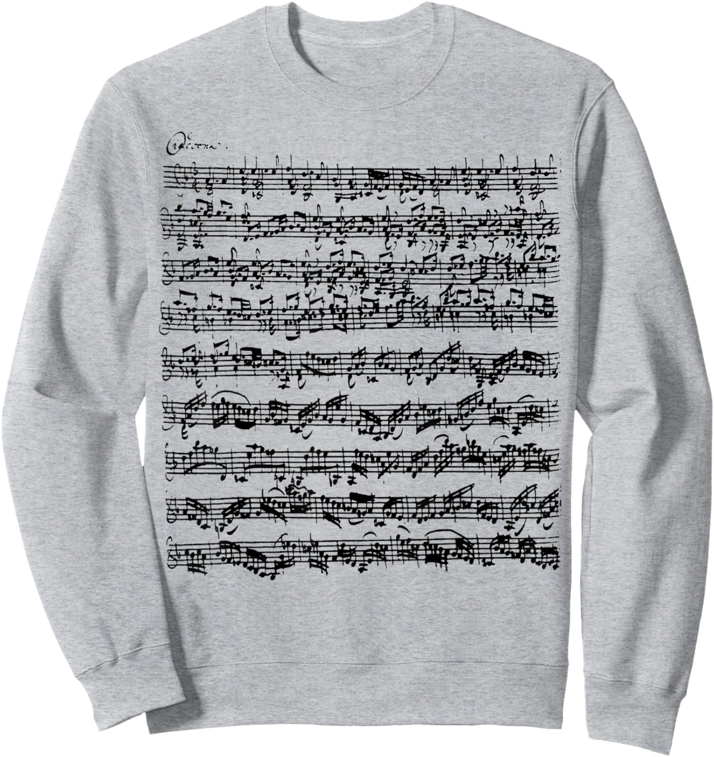 Partita Ciaconna Violin Bach Chaconne Sweatshirt - Sweatshirt | Ash