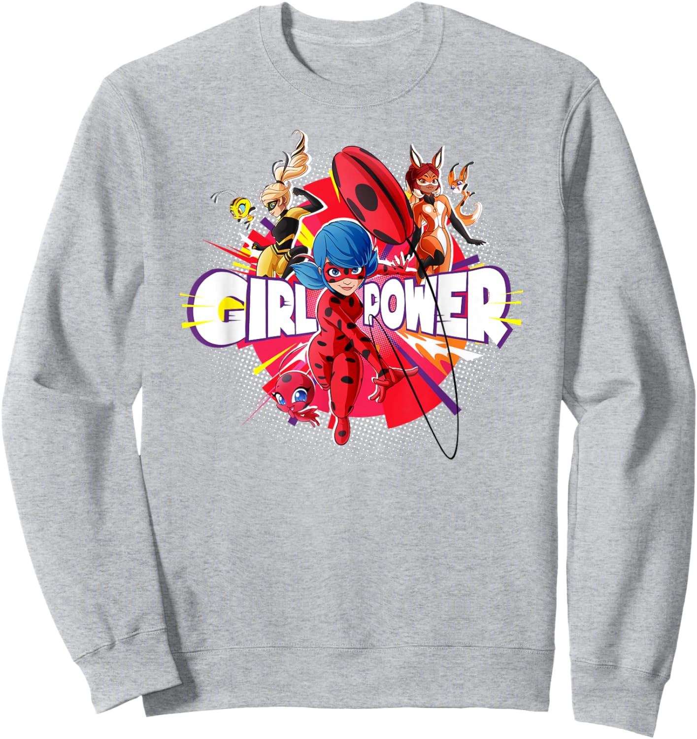 Miraculous Collection Ladybug Rena Rouge Queen Bee Power Sweatshirt - Sweatshirt | Ash