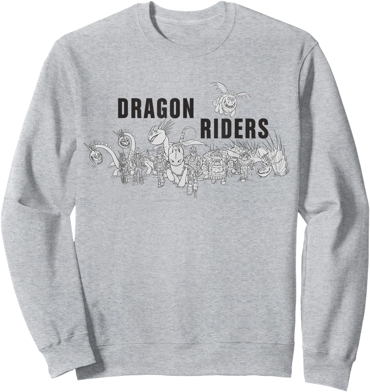 How to Train Your Dragon 3 Dragon Riders Sweatshirt - Sweatshirt | Ash