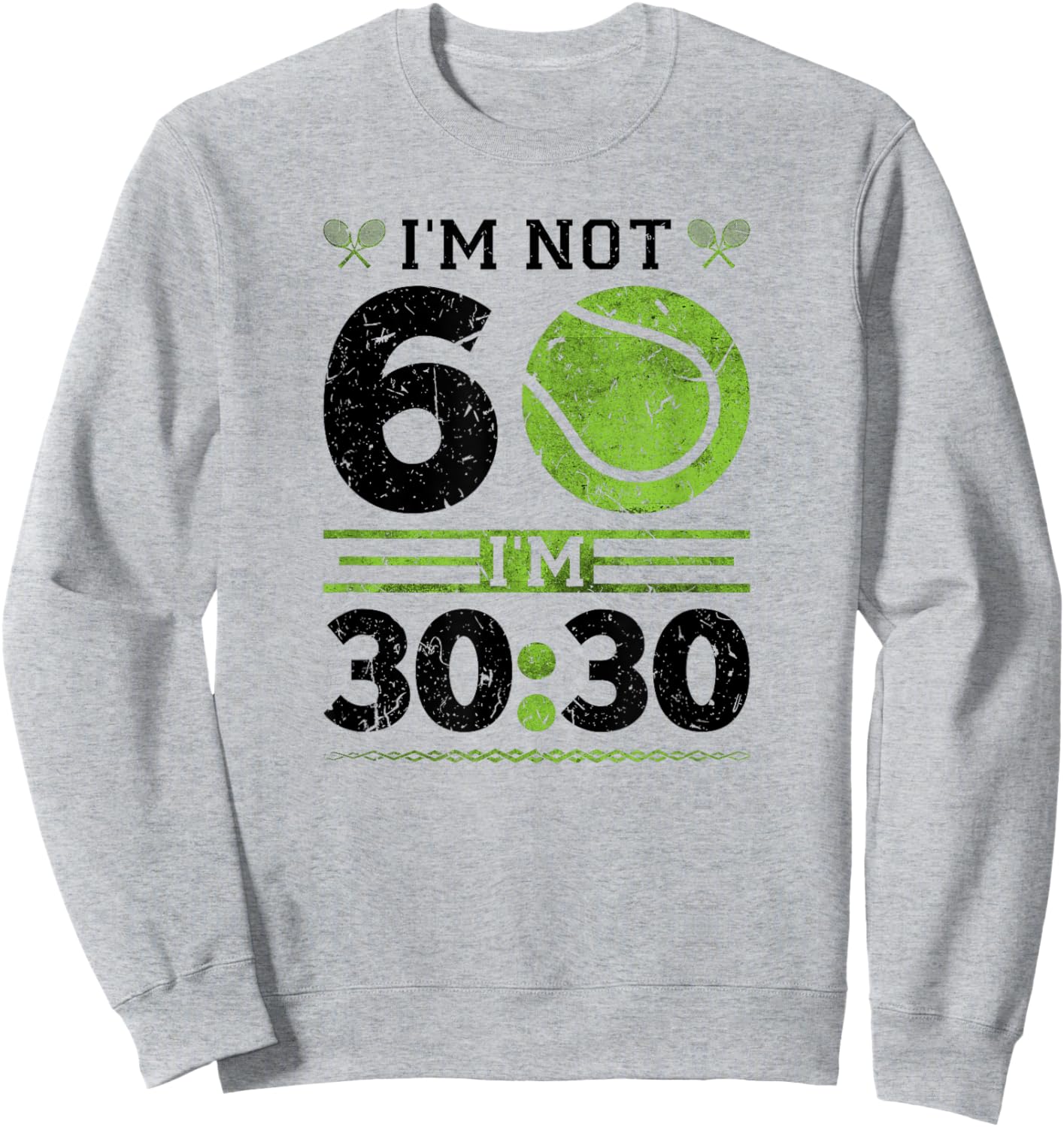 Tennis Ball 60 for Tennis Player Sweatshirt - Sweatshirt | Ash