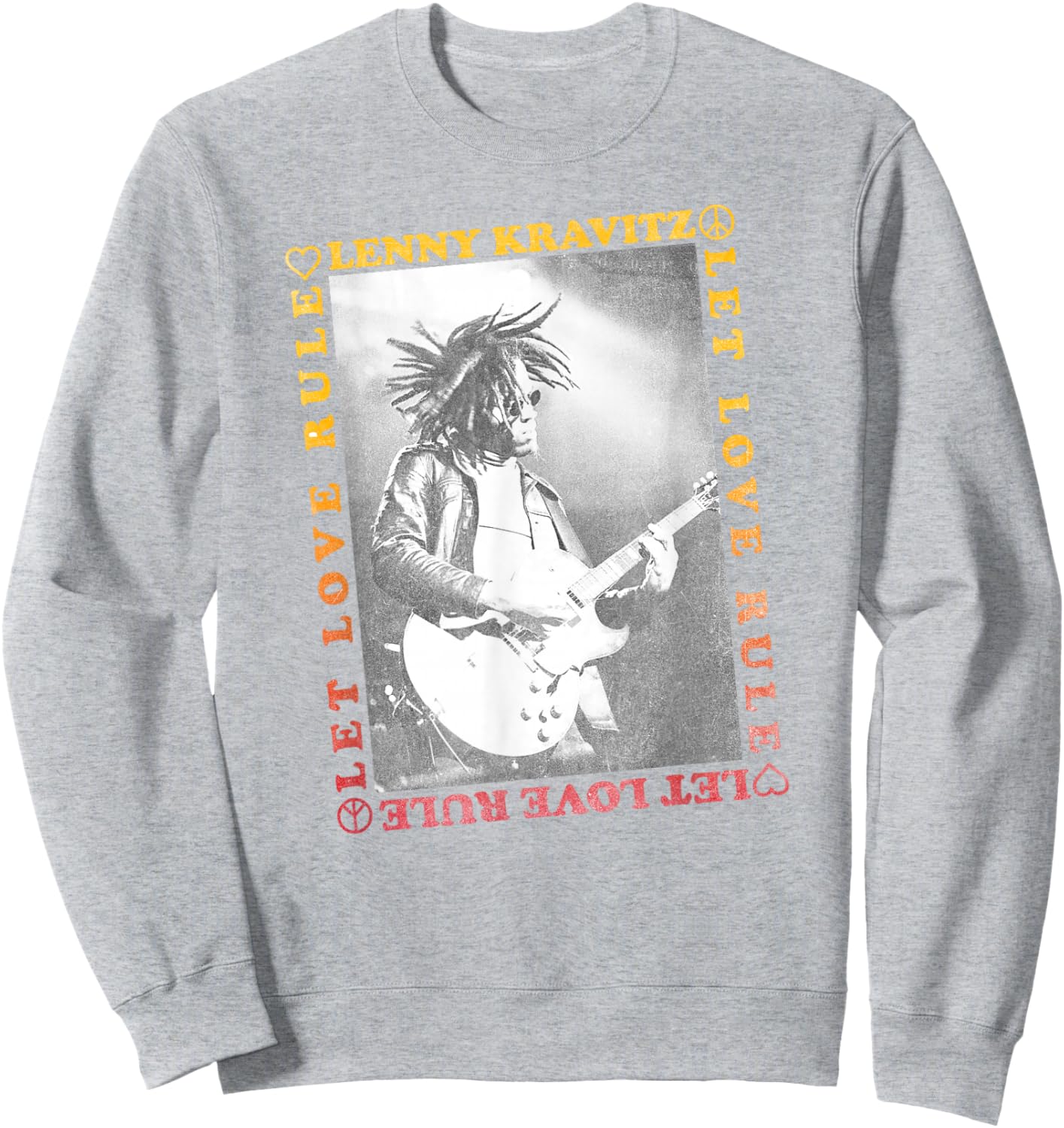 Lenny Kravitz – Guitar Let Love Rule Sweatshirt - Sweatshirt | Ash